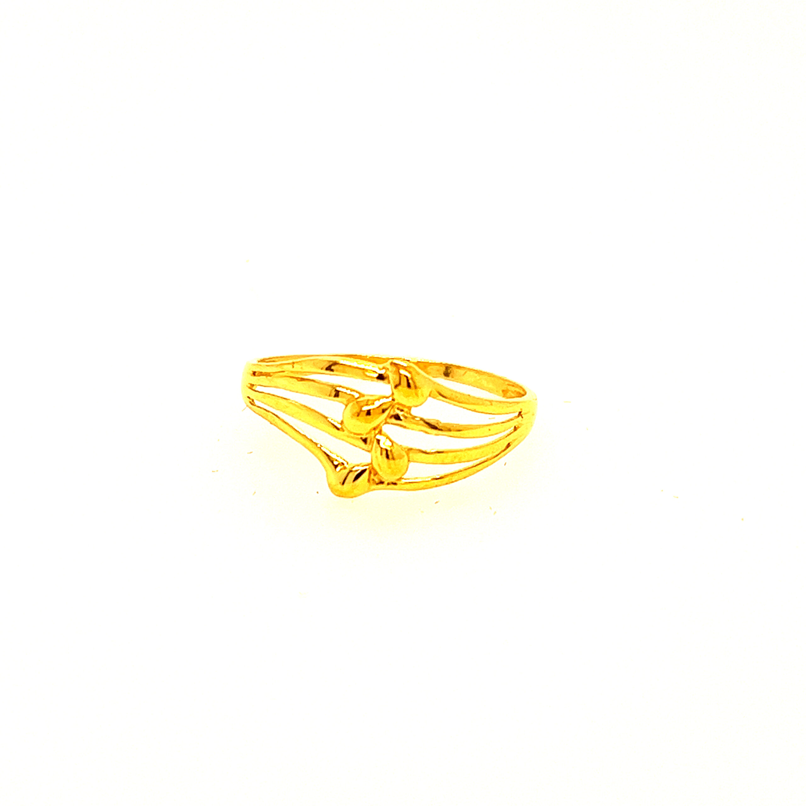 22k Gold Plain Sleek Ring