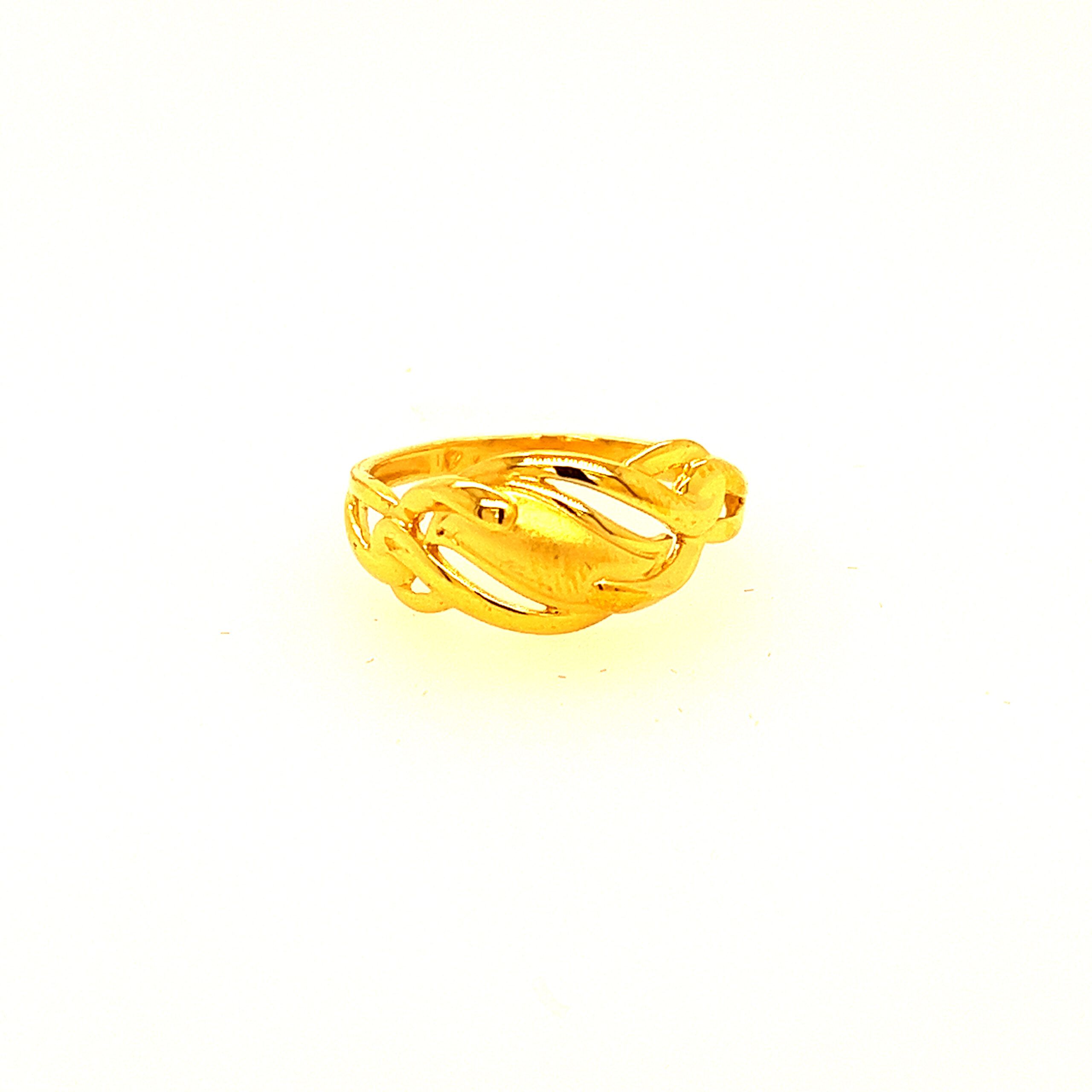 22k Gold Plain Simple Ring