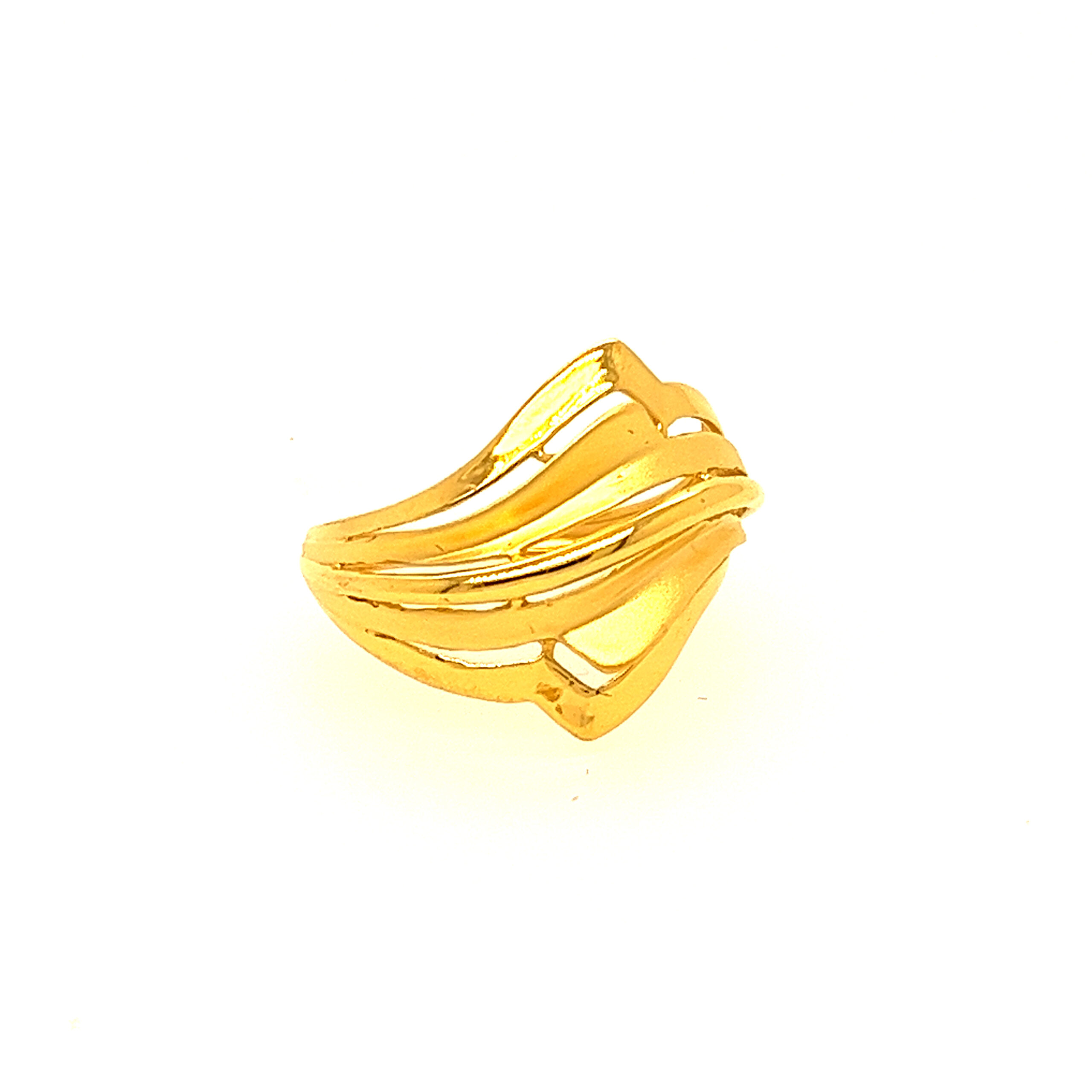 22k Gold Plain Vintage Ring - Image 3