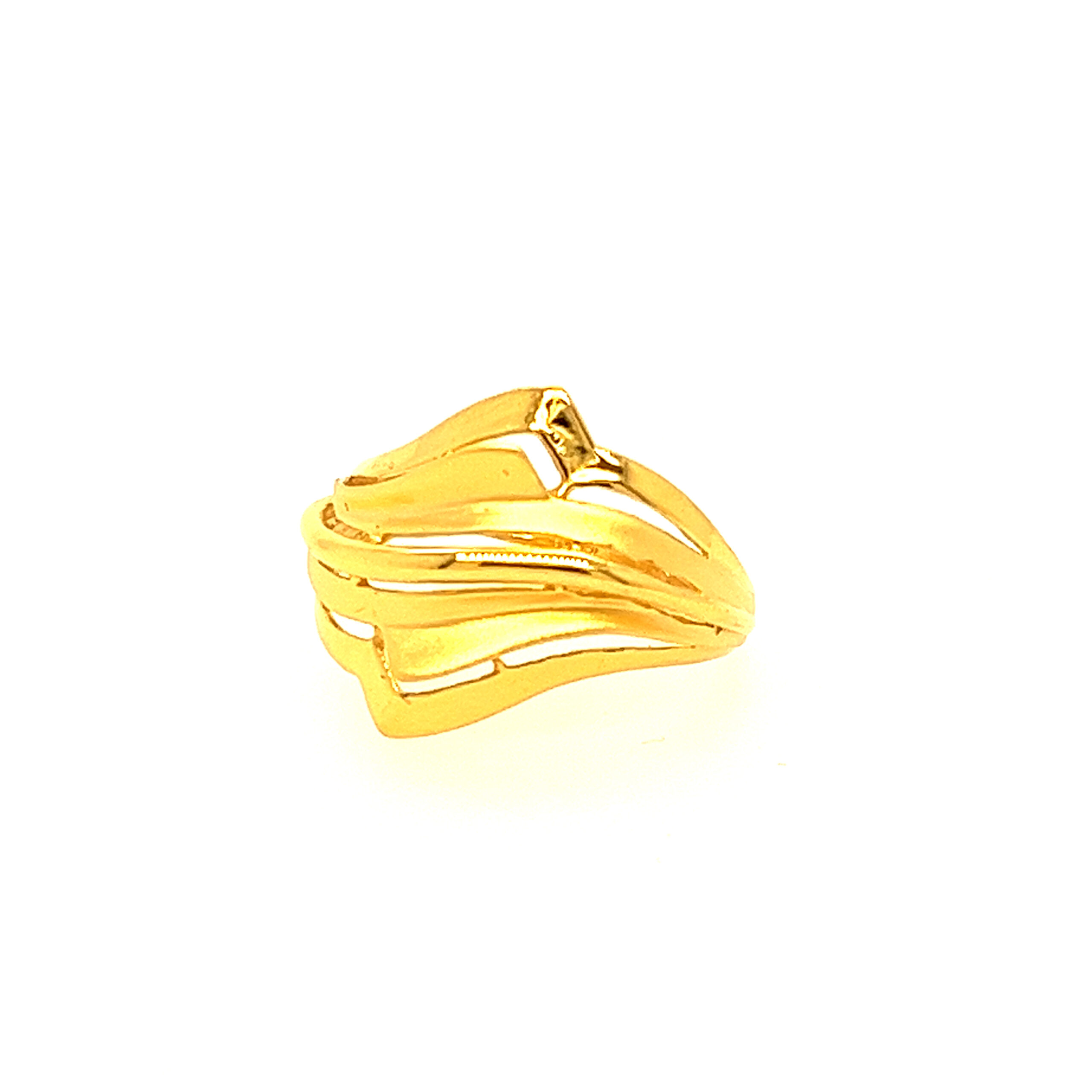 22k Gold Plain Vintage Ring - Image 2