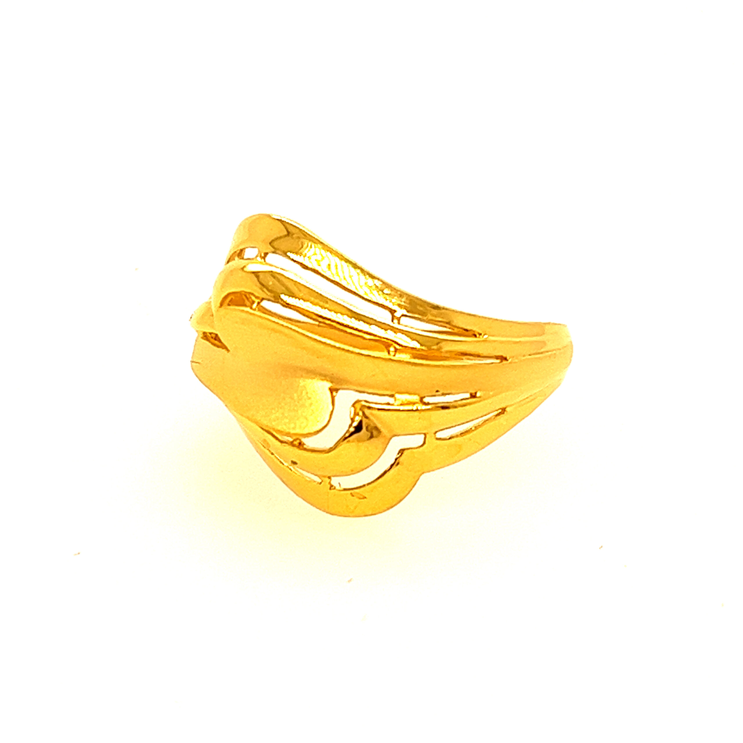 22k Gold Plain Traditional Ring - Image 3