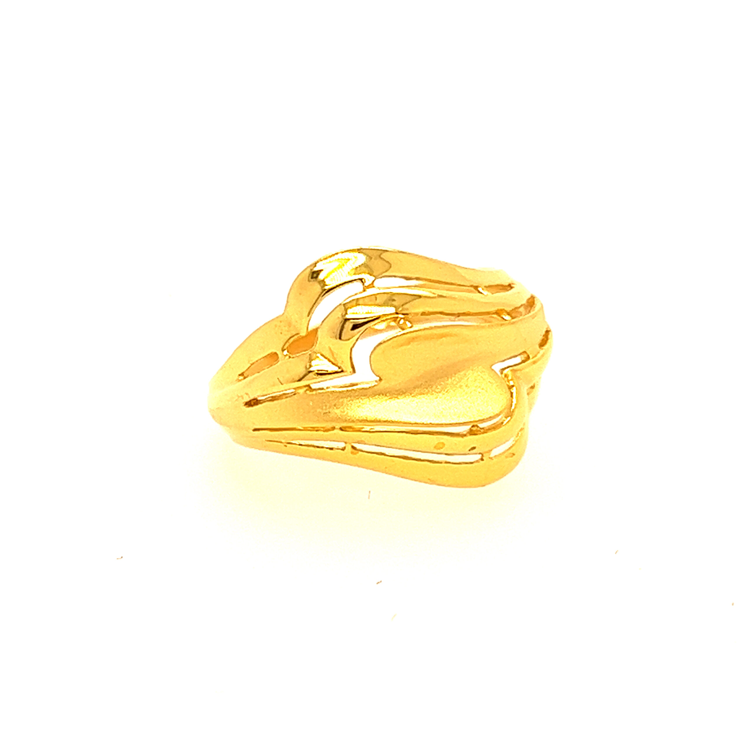 22k Gold Plain Traditional Ring - Image 2