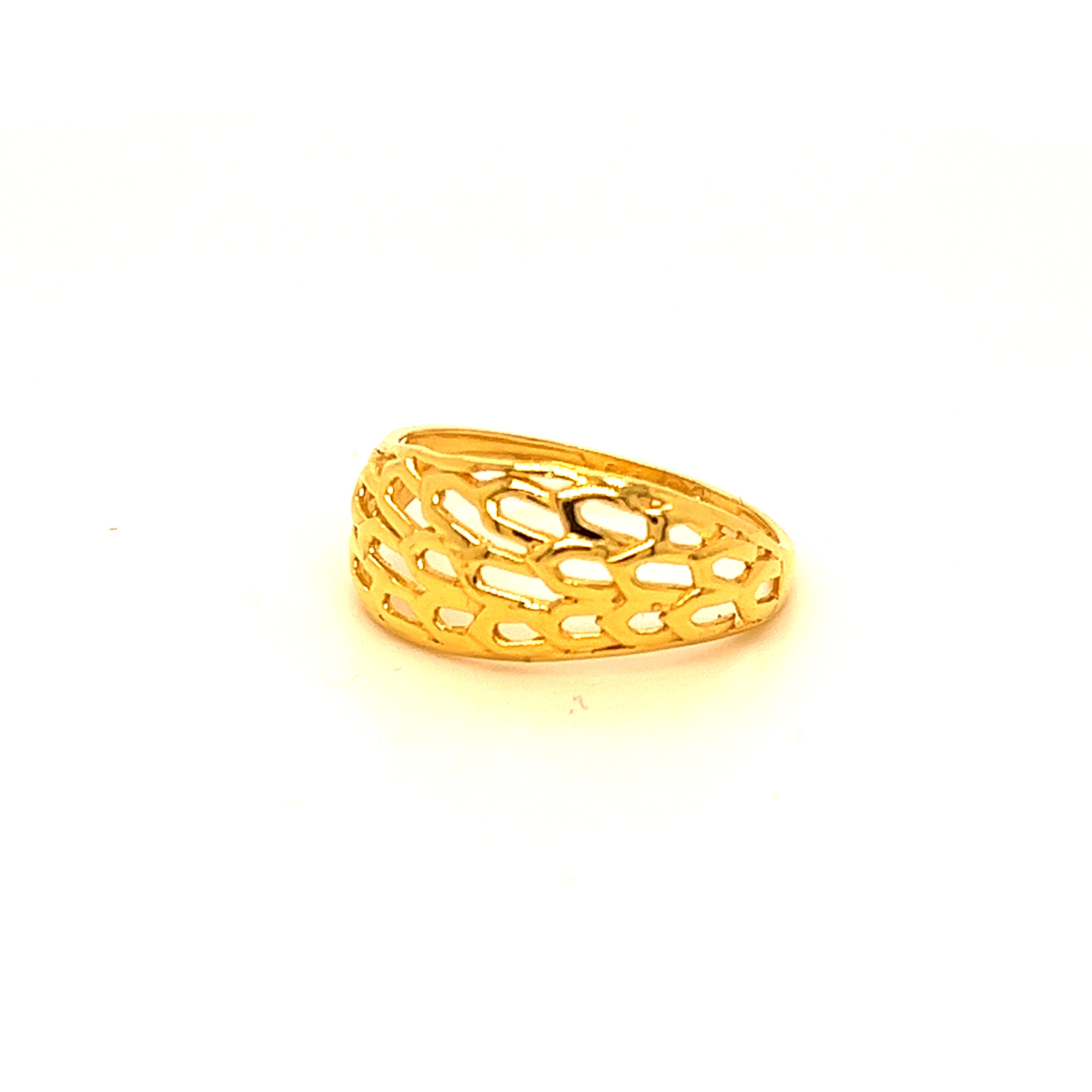 22k Gold Plain Stylish Ring - Image 3