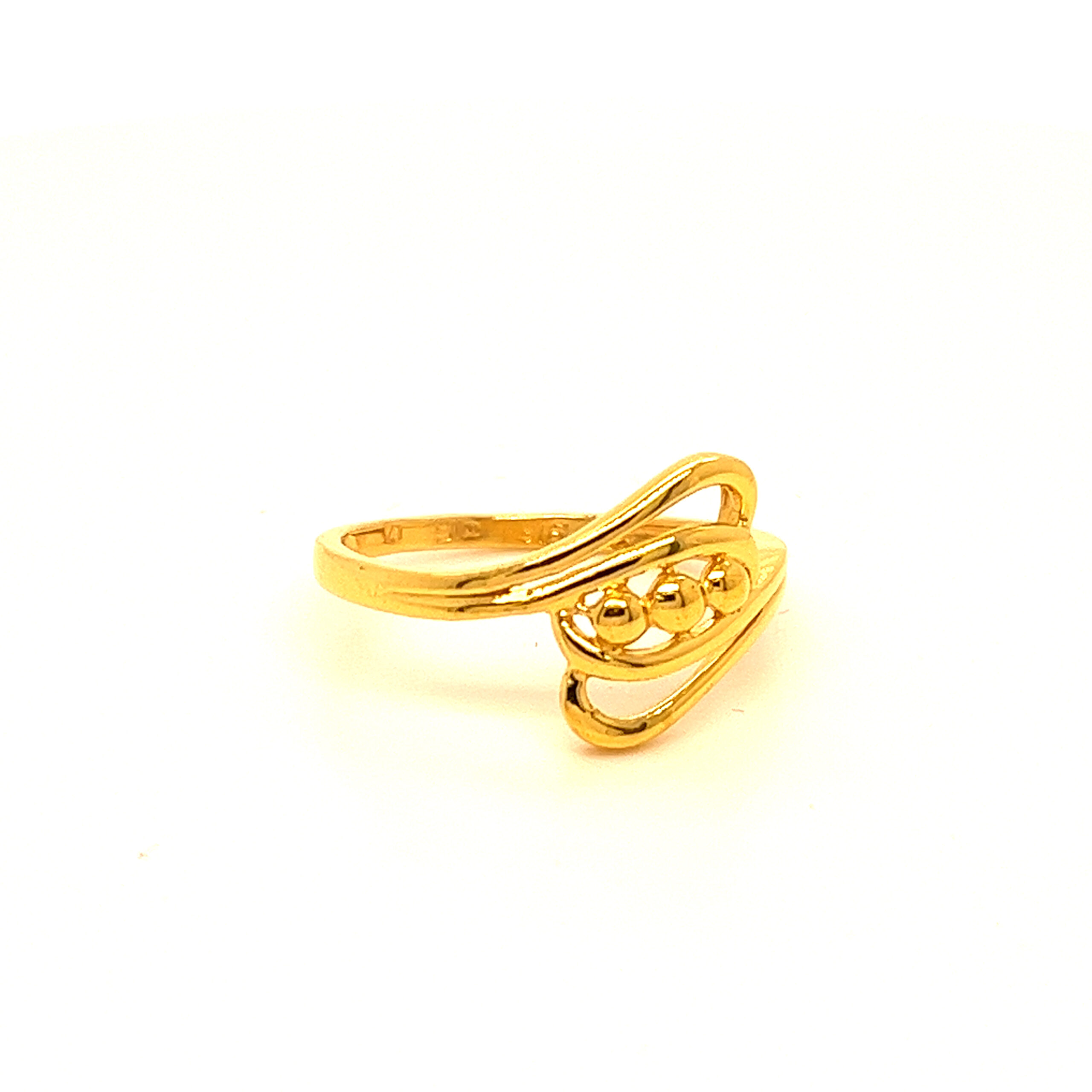 22k Gold Plain Traditional Ring - Image 2