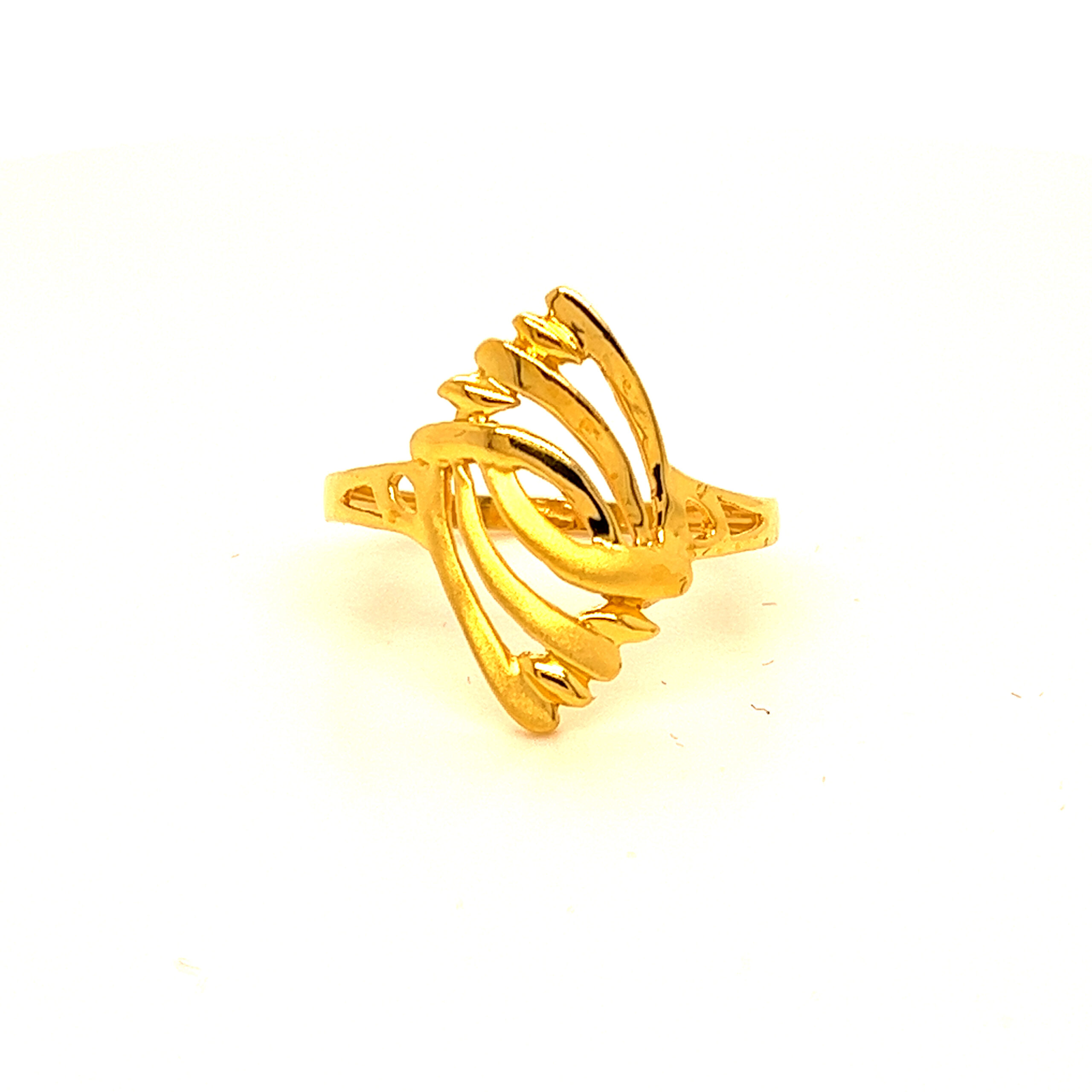 22k Gold Plain Forever Ring