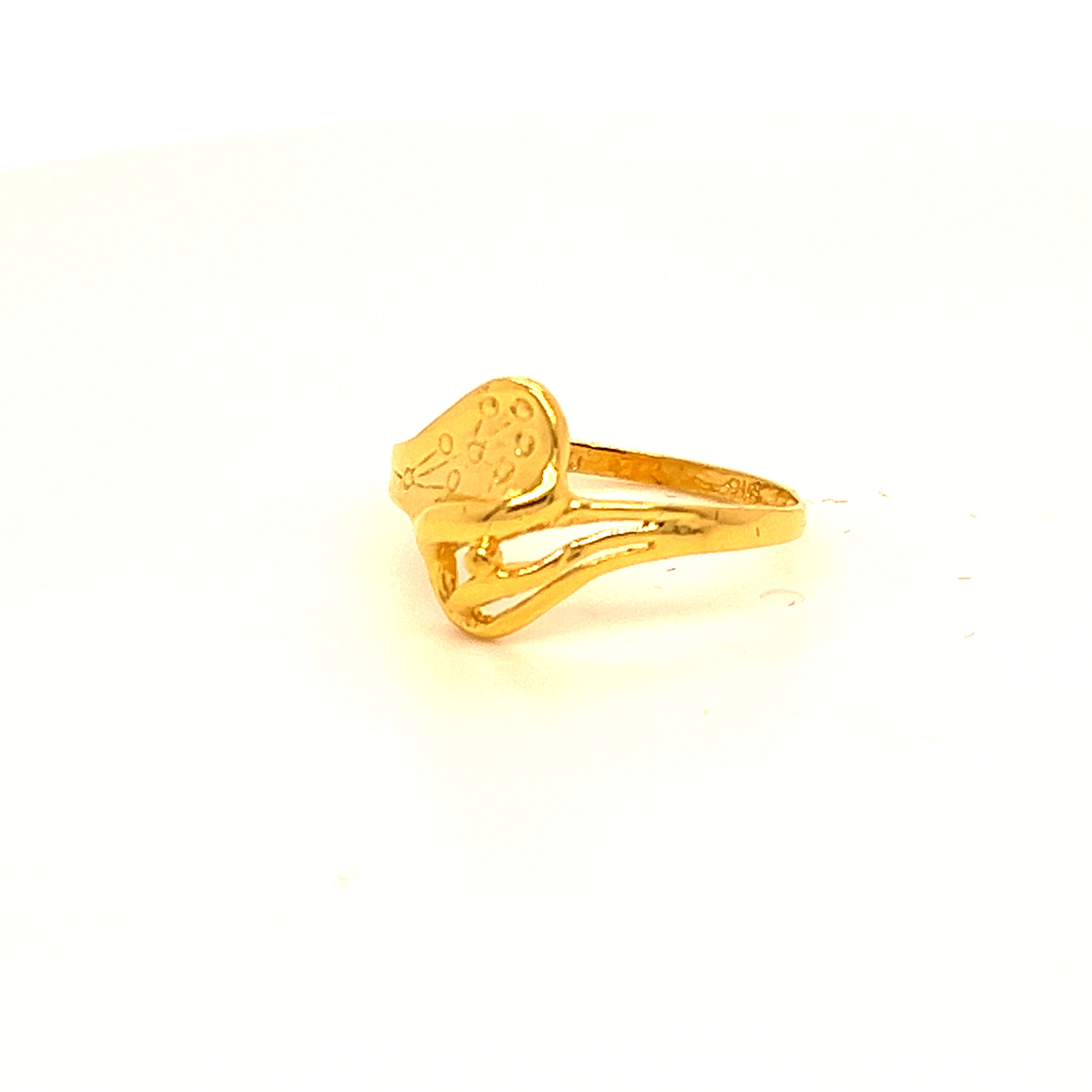 22k Gold Plain Dream Ring - Image 3