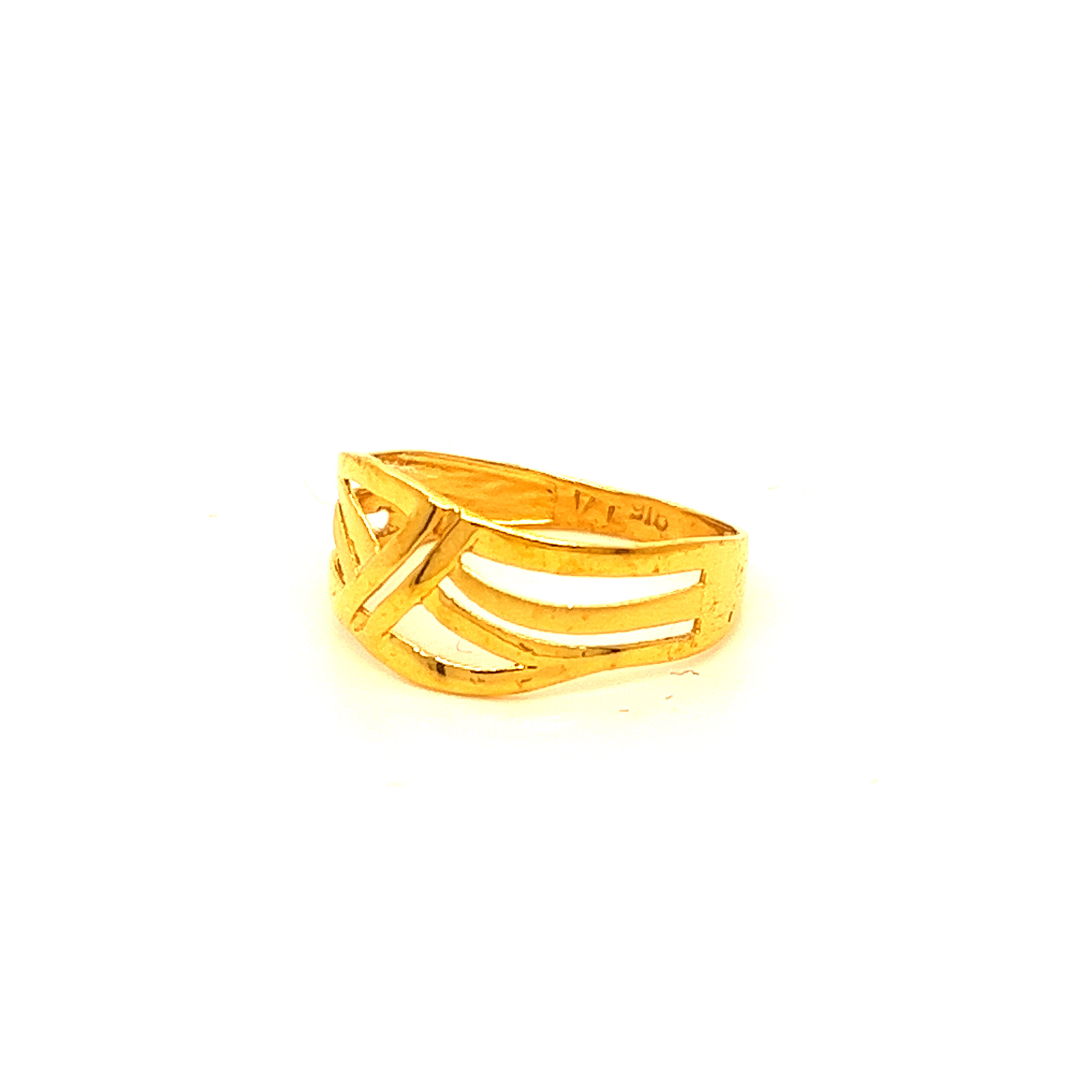 22k Gold Plain Elite Ring - Image 3