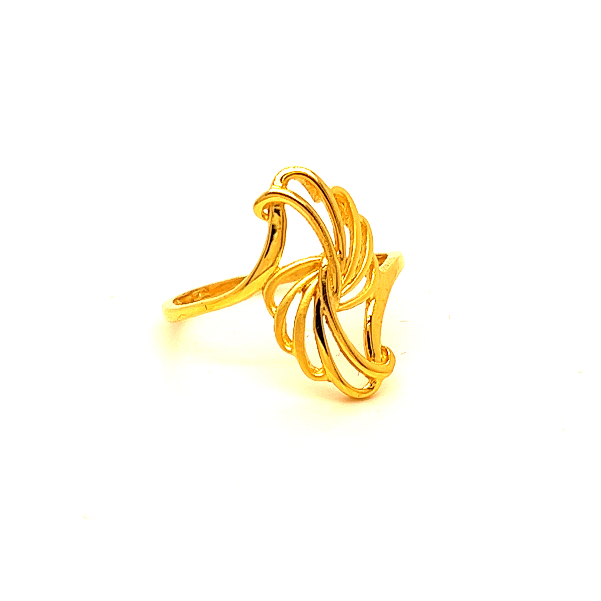 22k Gold Plain Elegant Ring - Image 3