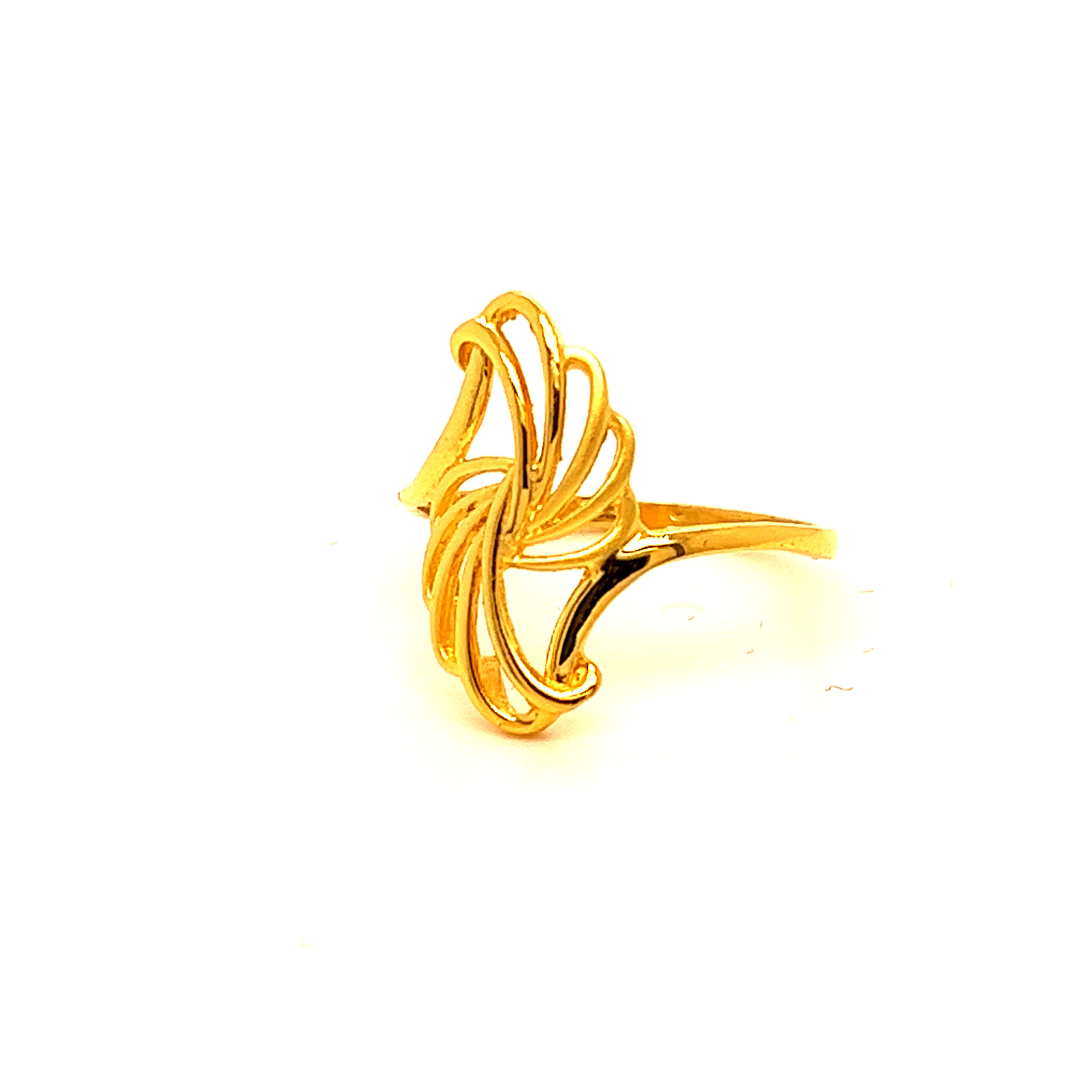 22k Gold Plain Elegant Ring - Image 2
