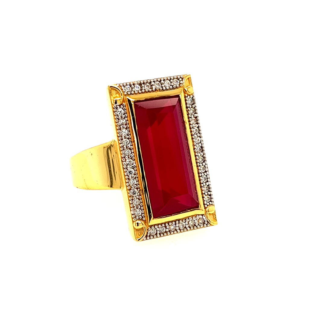 Long Stone Ring