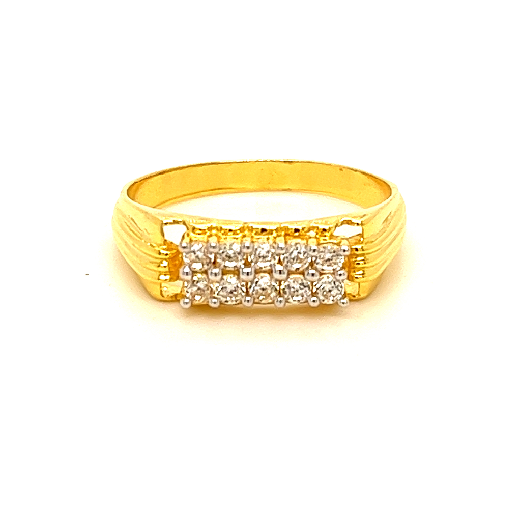 22k Gold scott gents ring - Image 3