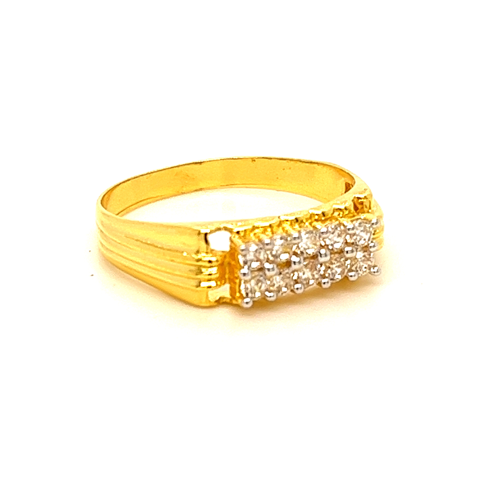 22k Gold scott gents ring