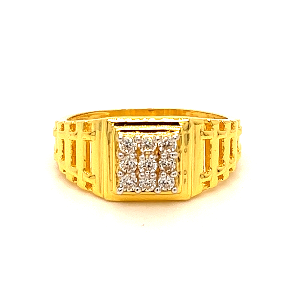 22k Gold valor gents ring - Image 3