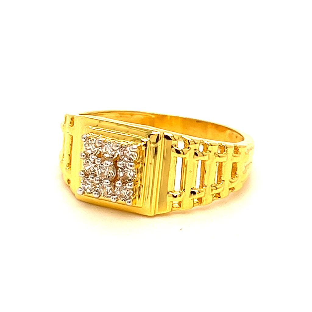 22k Gold valor gents ring - Image 2
