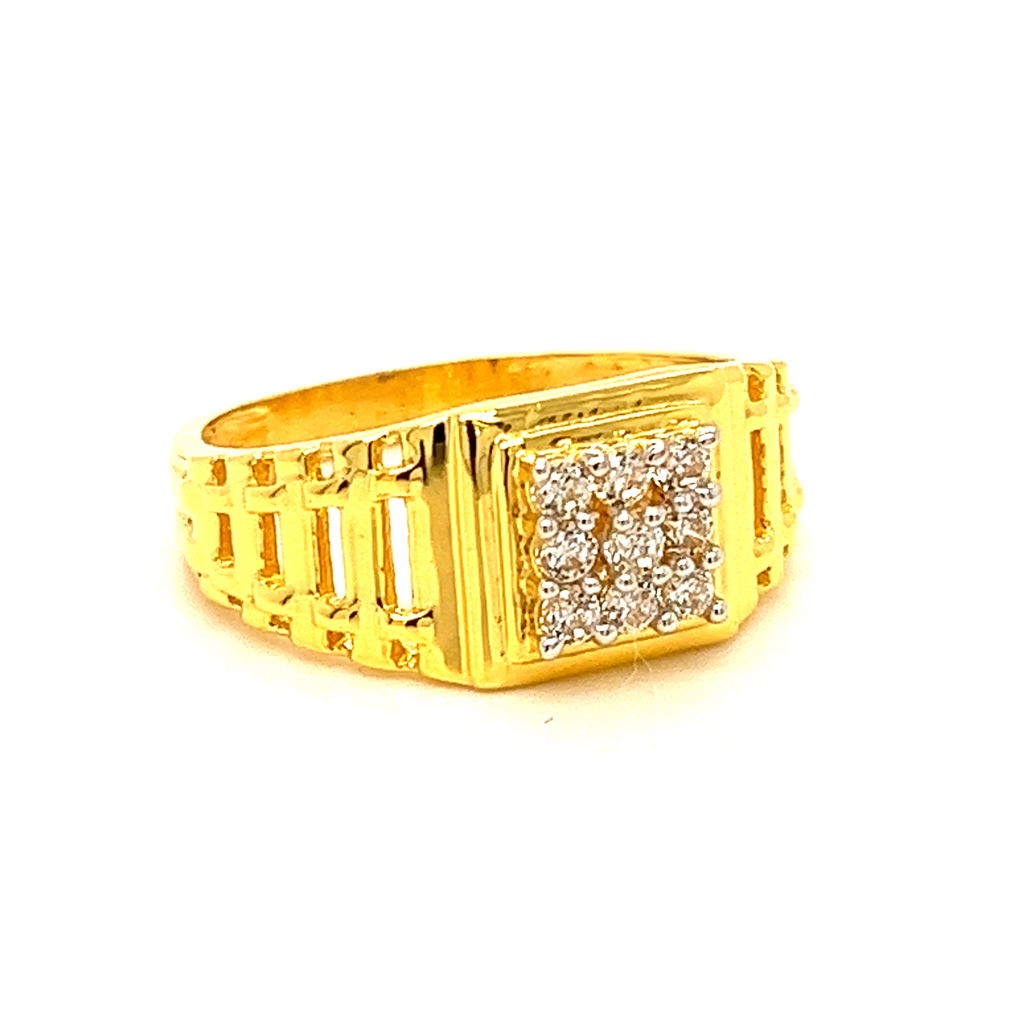 22k Gold valor gents ring