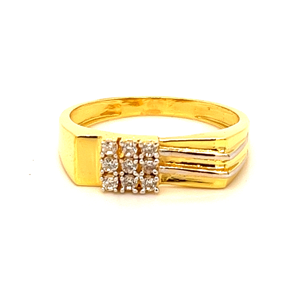 22k Gold diego gents ring - Image 3