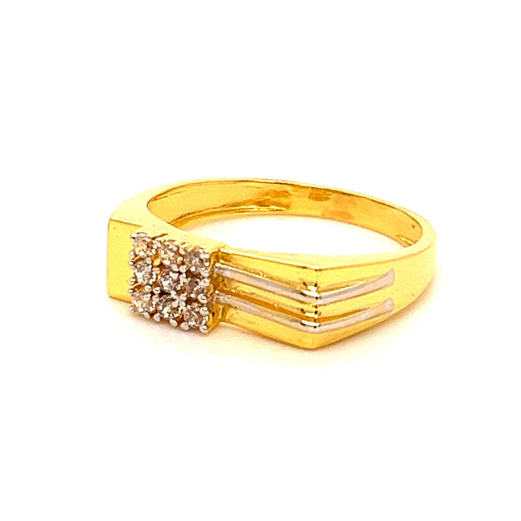 22k Gold diego gents ring - Image 2