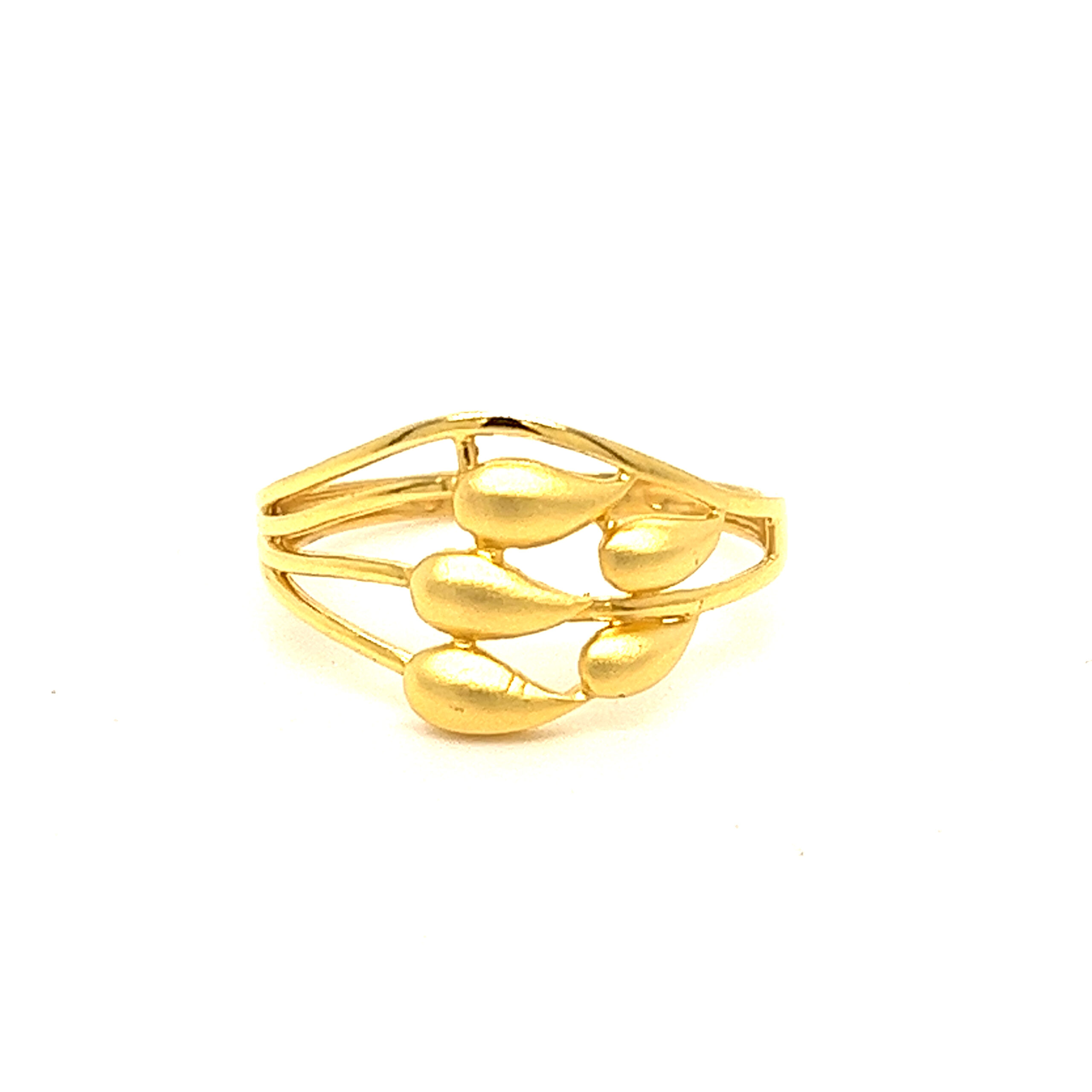 22k Gold Plain Loud n Proud Ring - Image 3