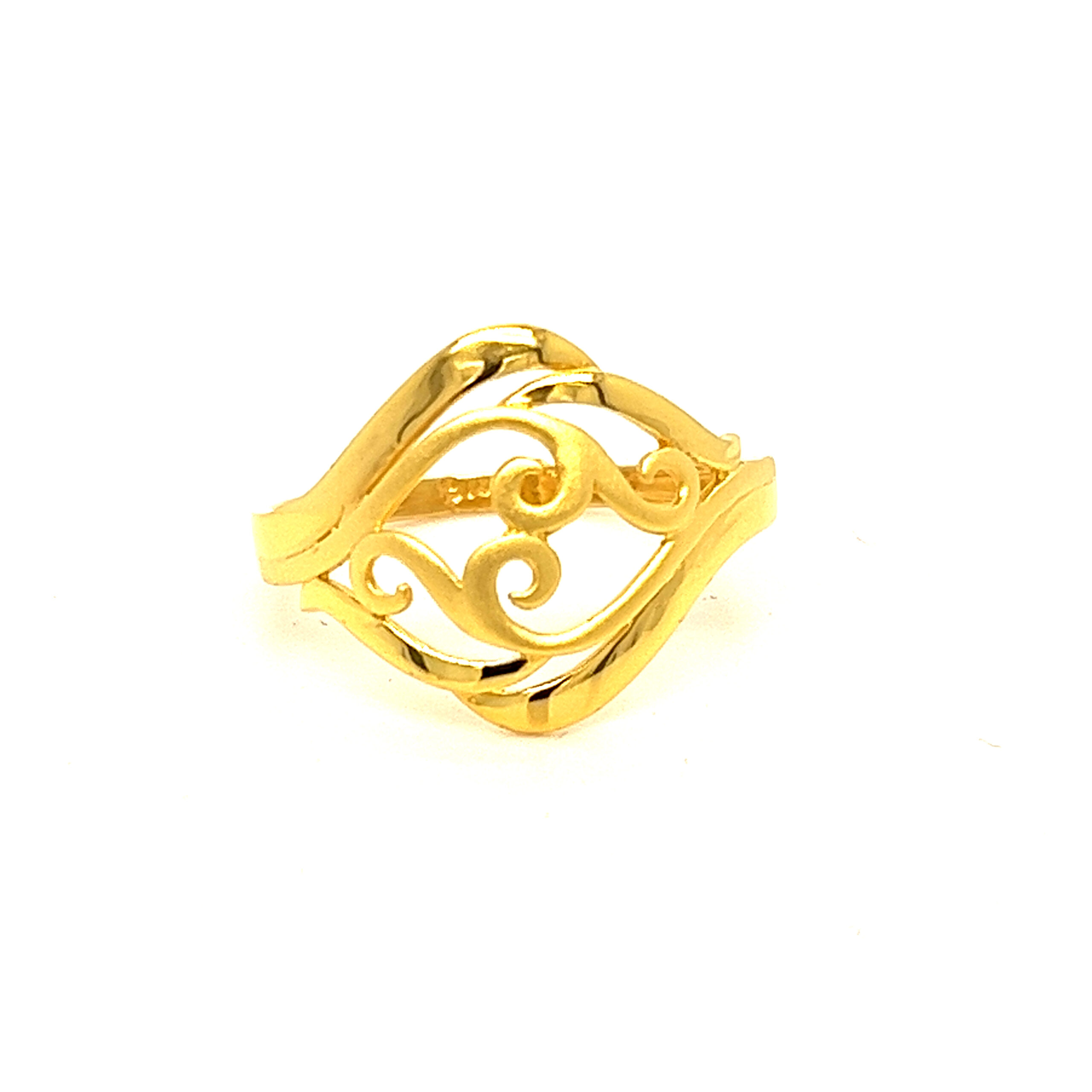 22k Gold Plain Summer Dream Ring - Image 3