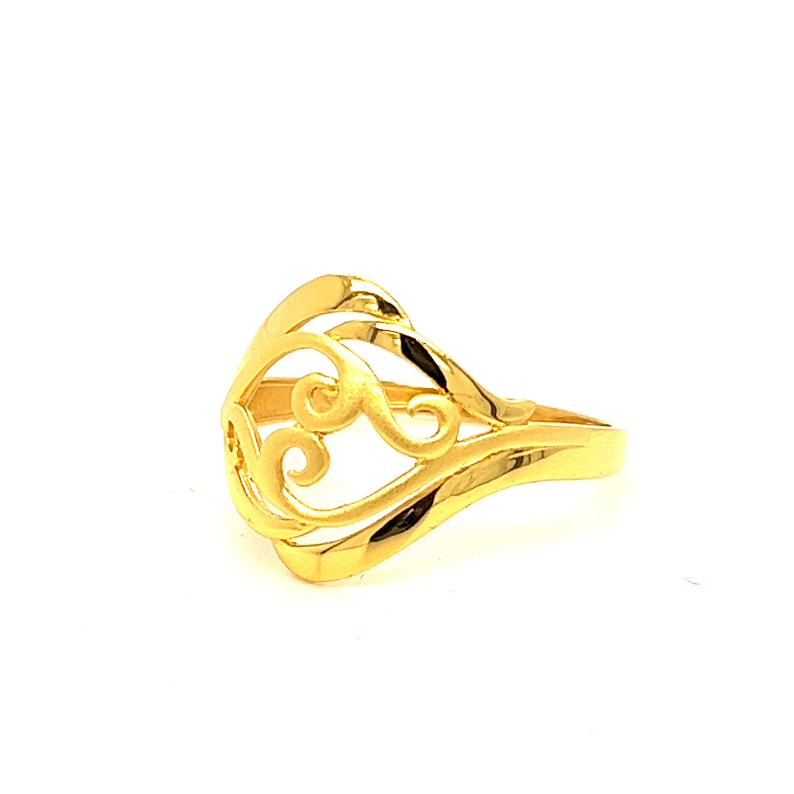 22k Gold Plain Summer Dream Ring - Image 2