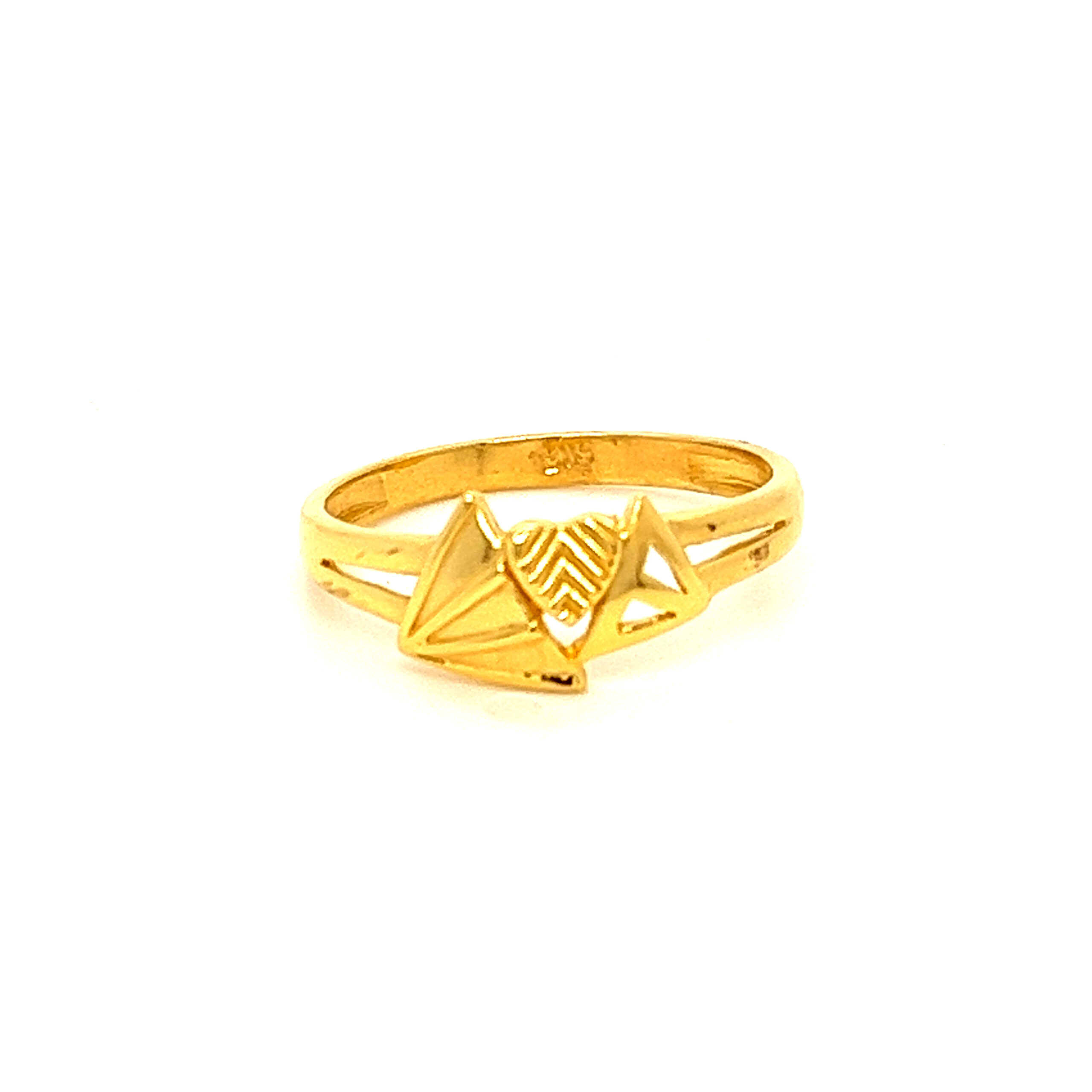 22k Gold Plain Sweet Ring - Image 3