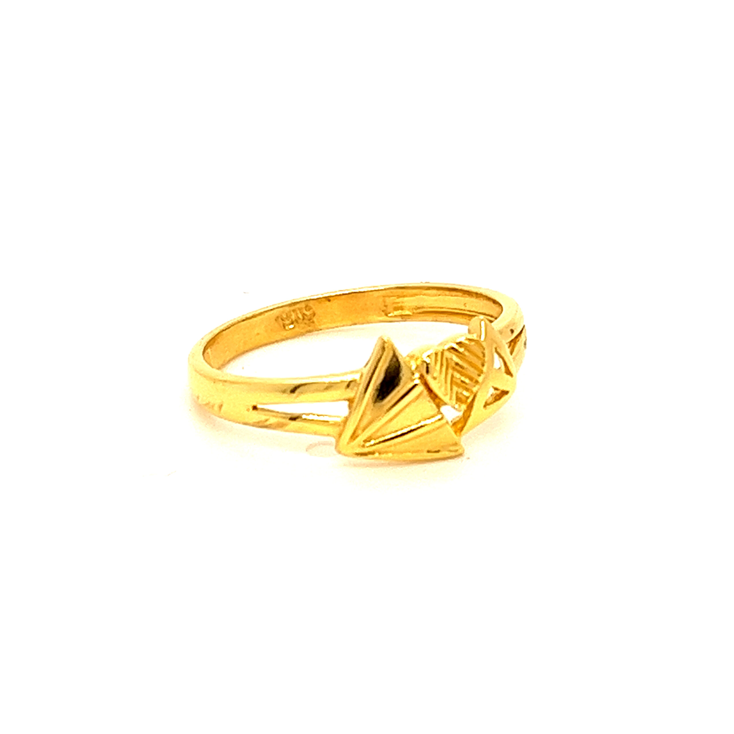 22k Gold Plain Sweet Ring - Image 2