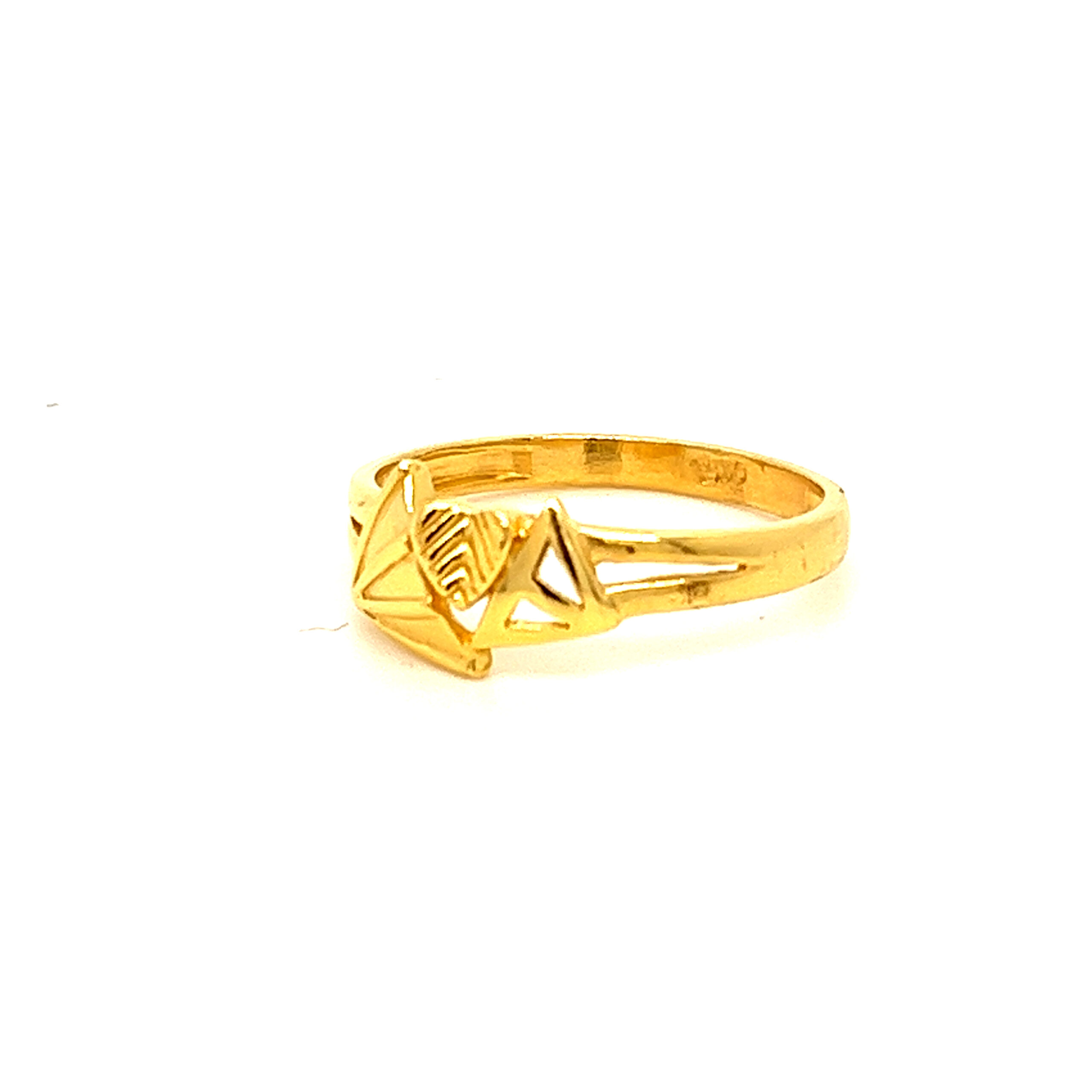 22k Gold Plain Sweet Ring
