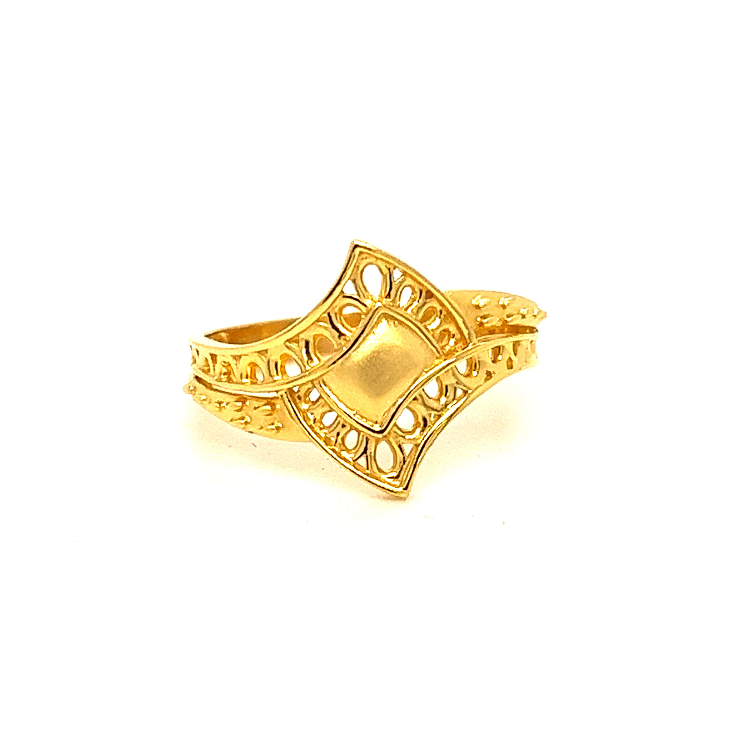 22k Gold Plain Beautiful Ring - Image 3