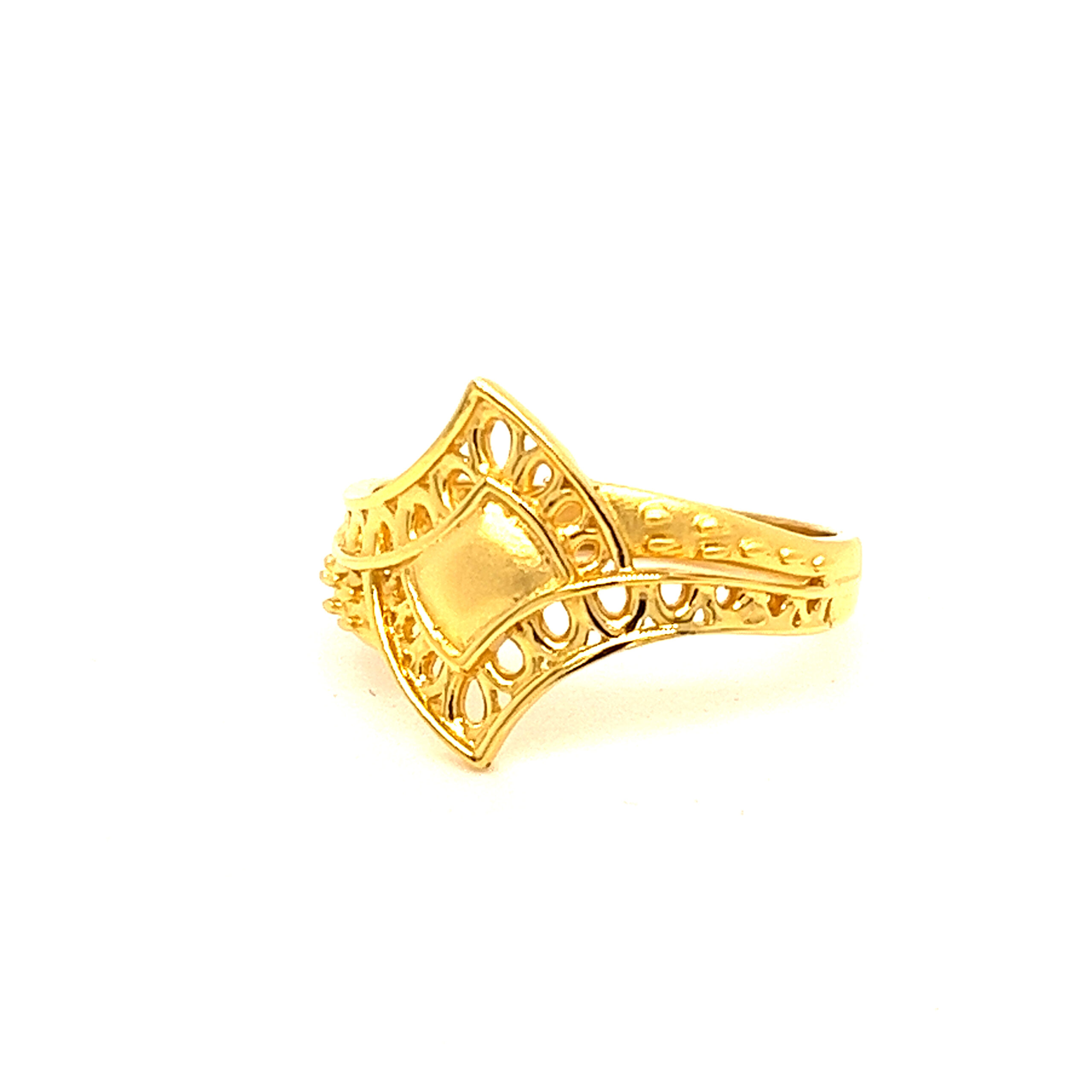 22k Gold Plain Beautiful Ring - Image 2
