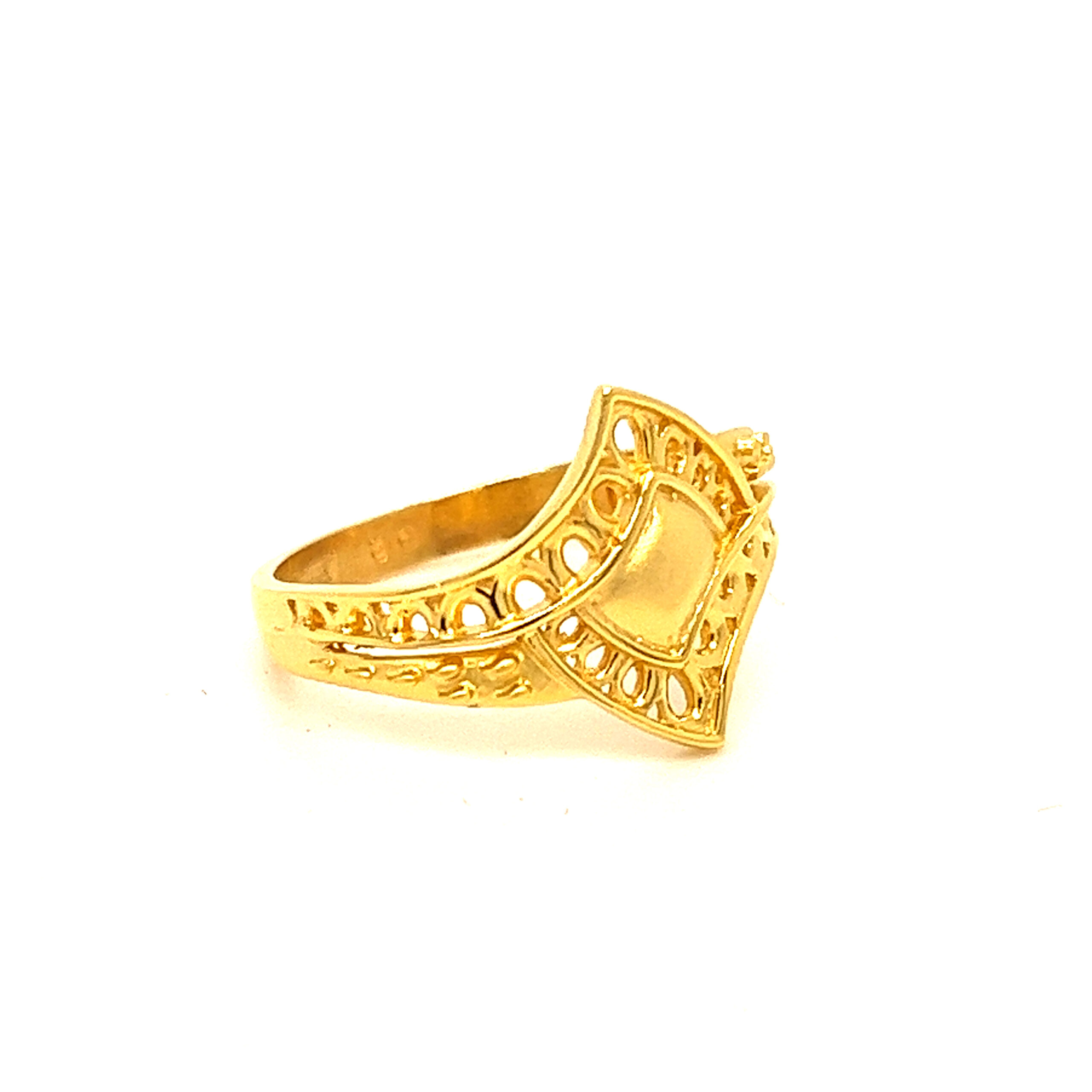 22k Gold Plain Beautiful Ring