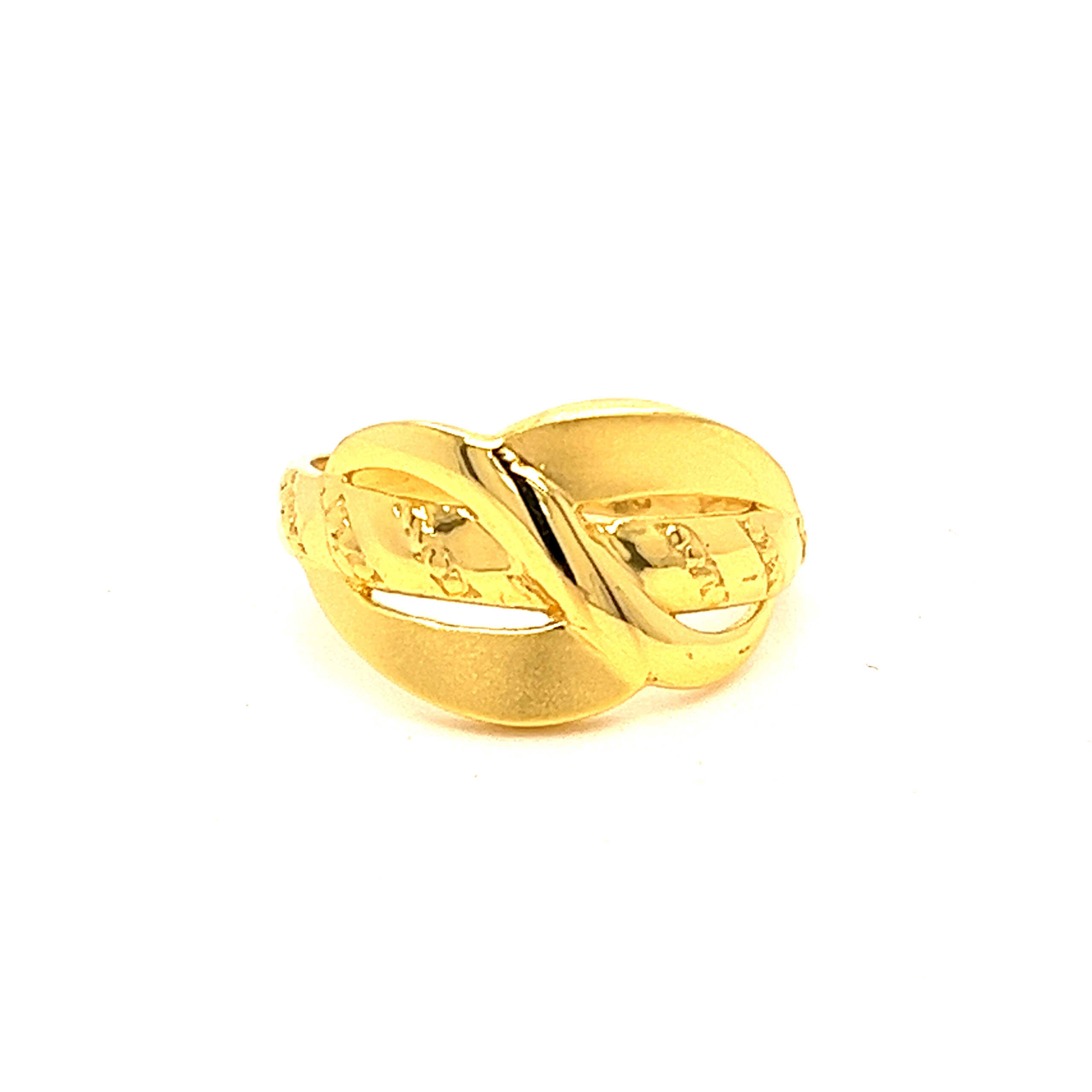 22k Gold Plain Unique Ring - Image 3