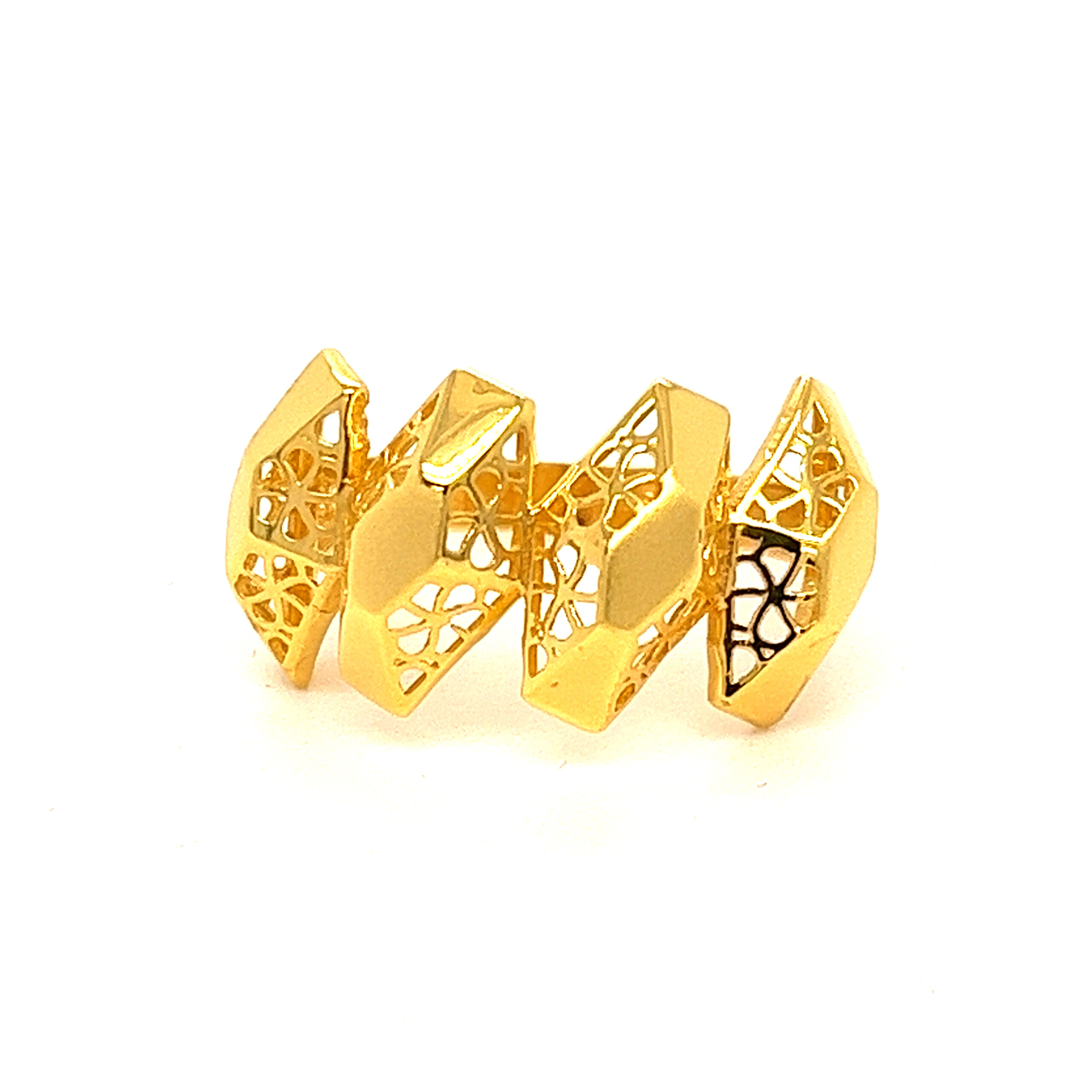22k Gold Plain Style Play Ring - Image 3