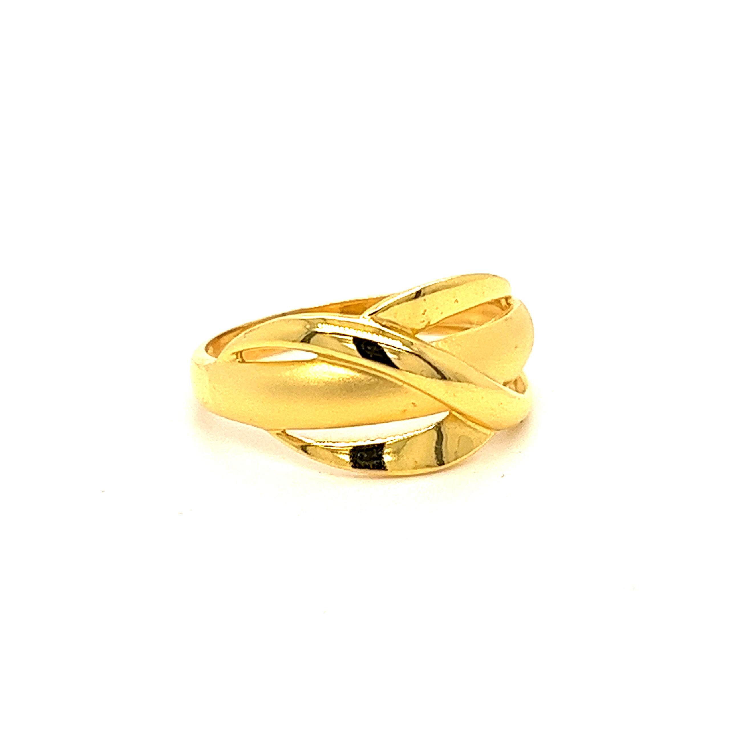 22k Gold Plain Simplistic Grace Ring
