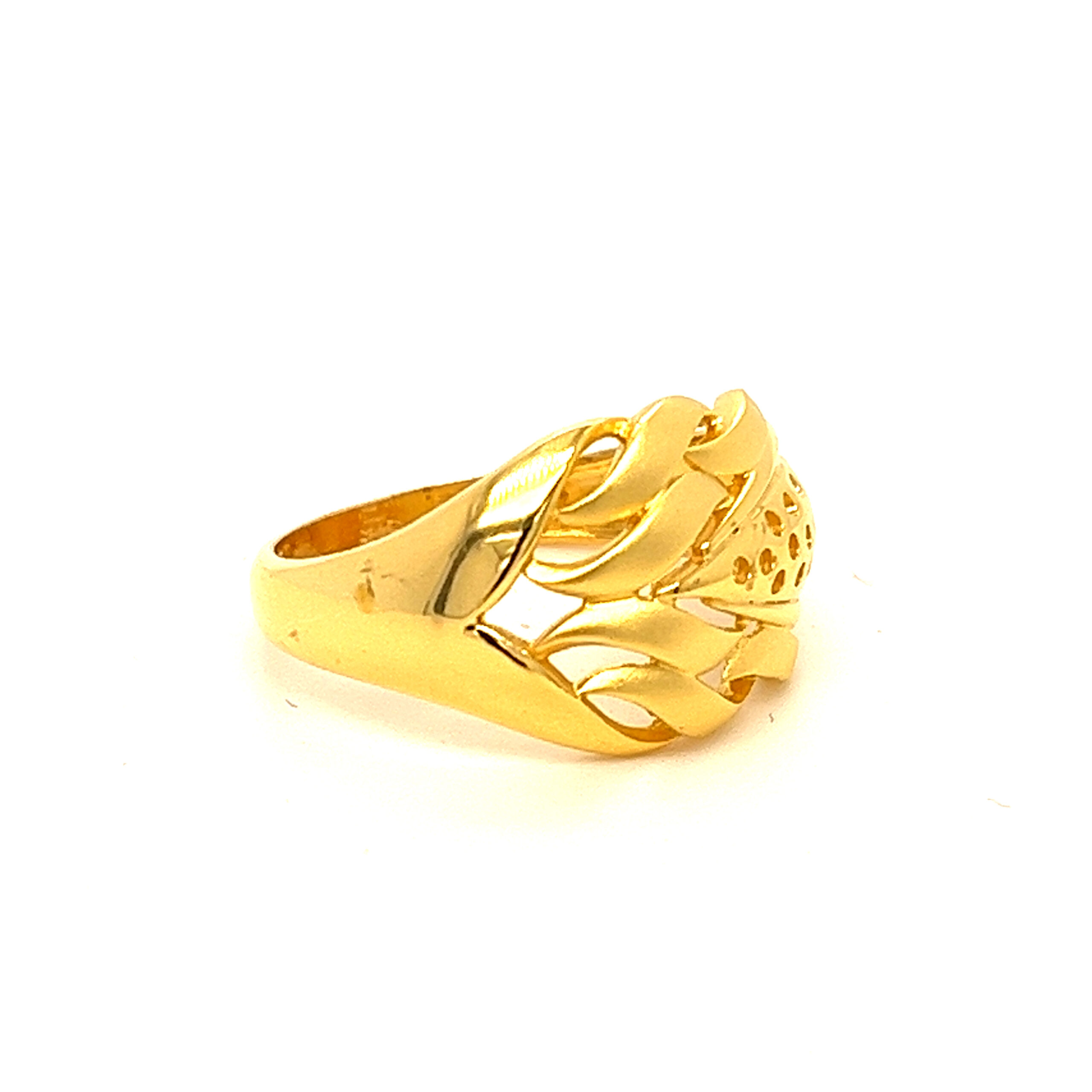 22k Gold Plain Attractive Ring - Image 2