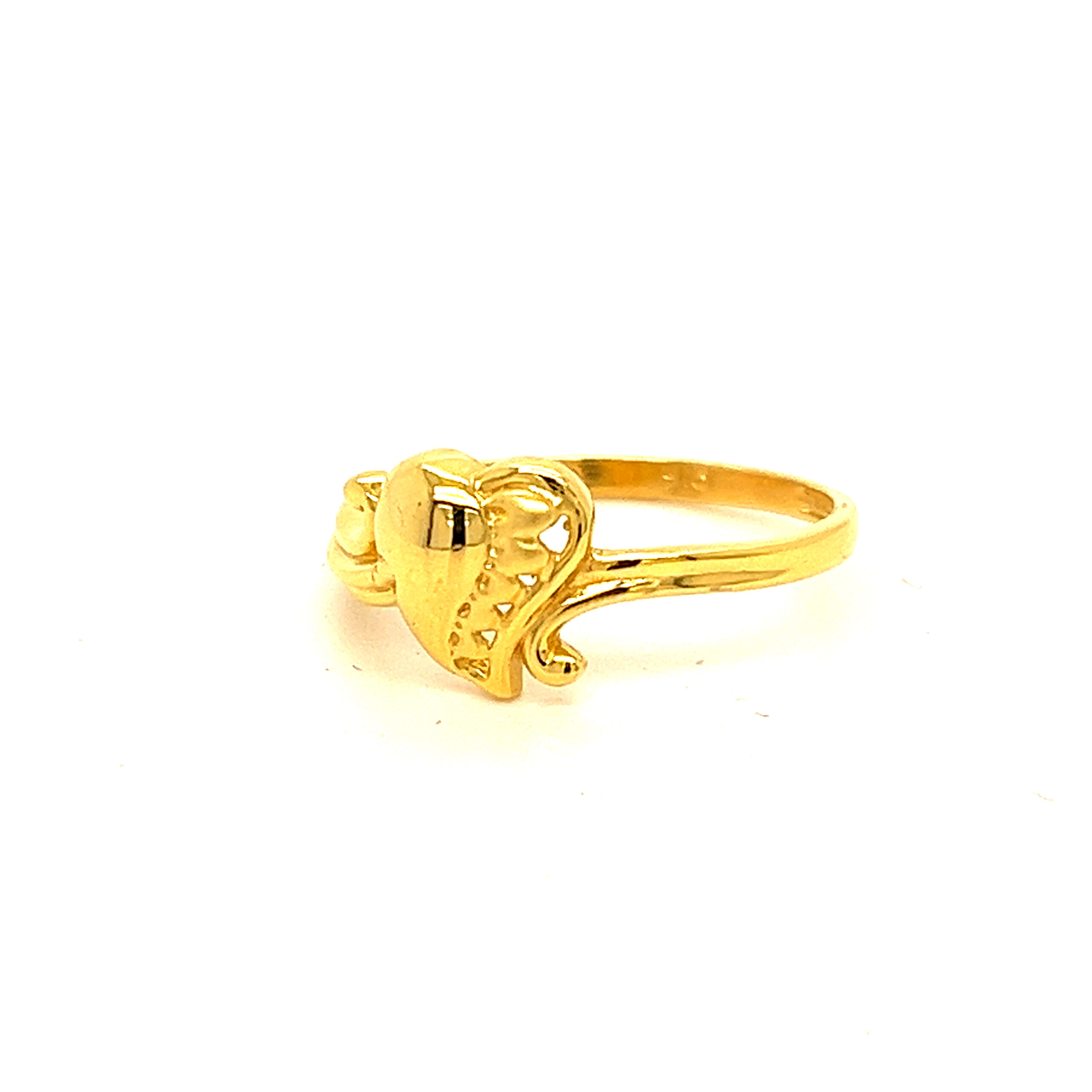 22k Gold Plain My Valentine Ring - Image 2