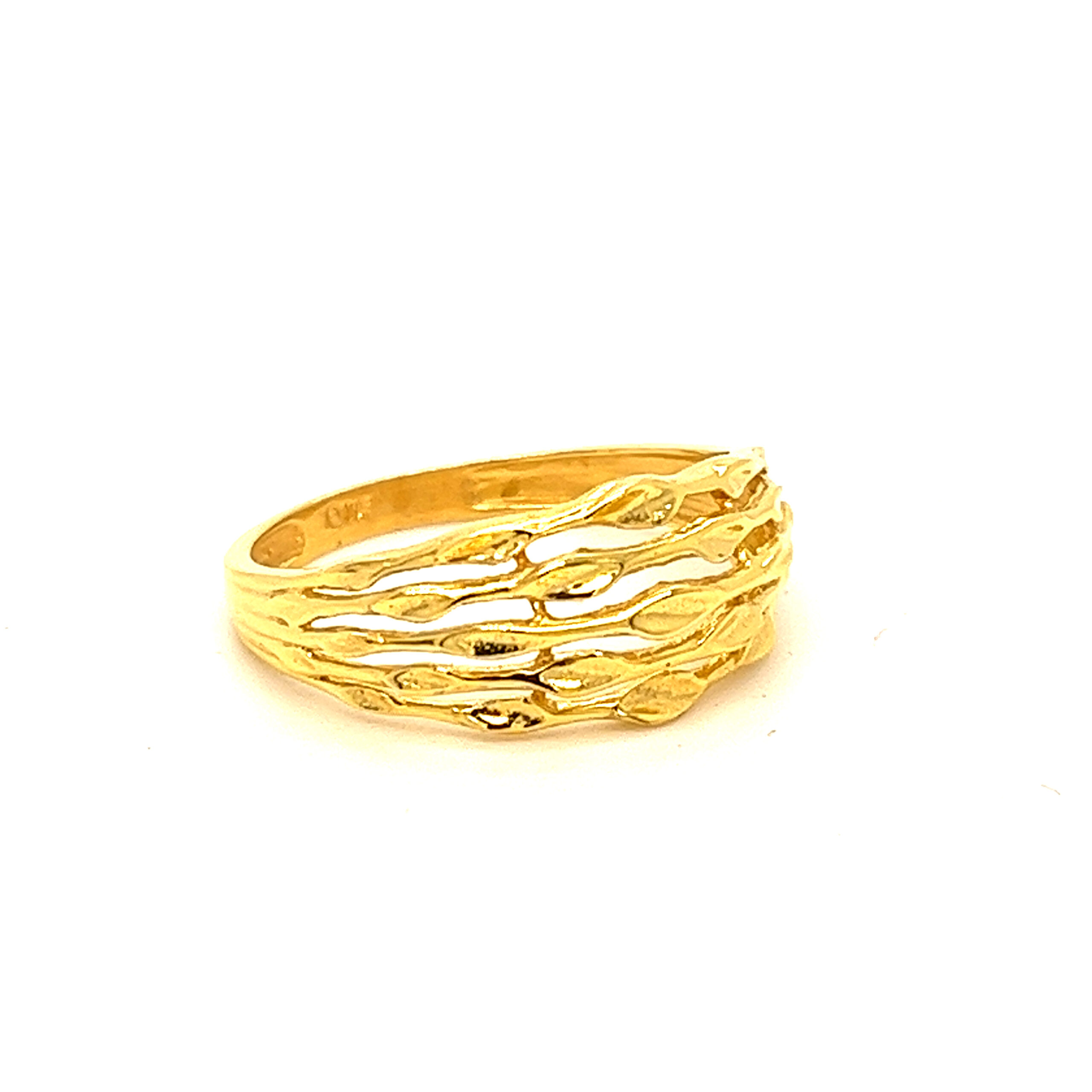 22k Gold Plain Inspire Magic Ring