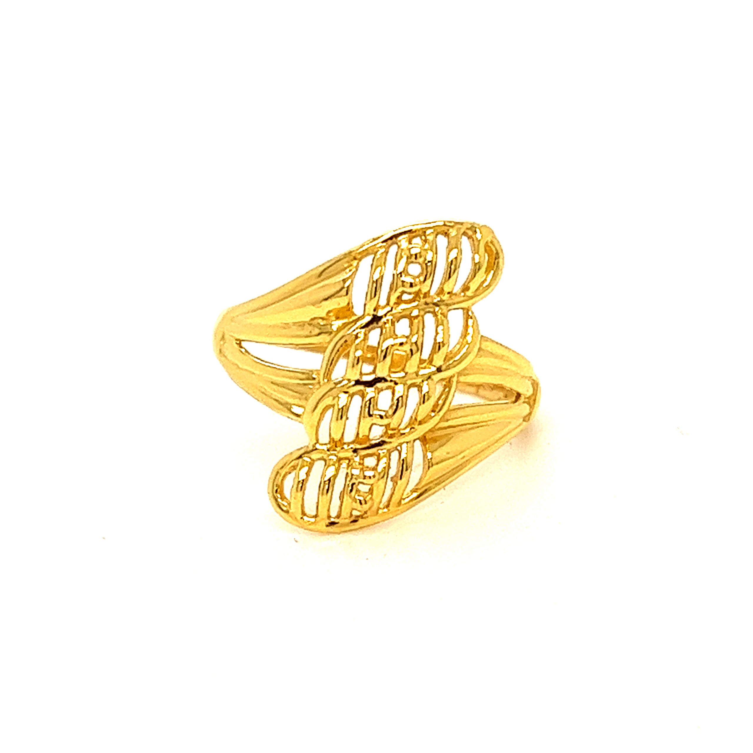 22k Gold Plain Plexus Play Ring - Image 3