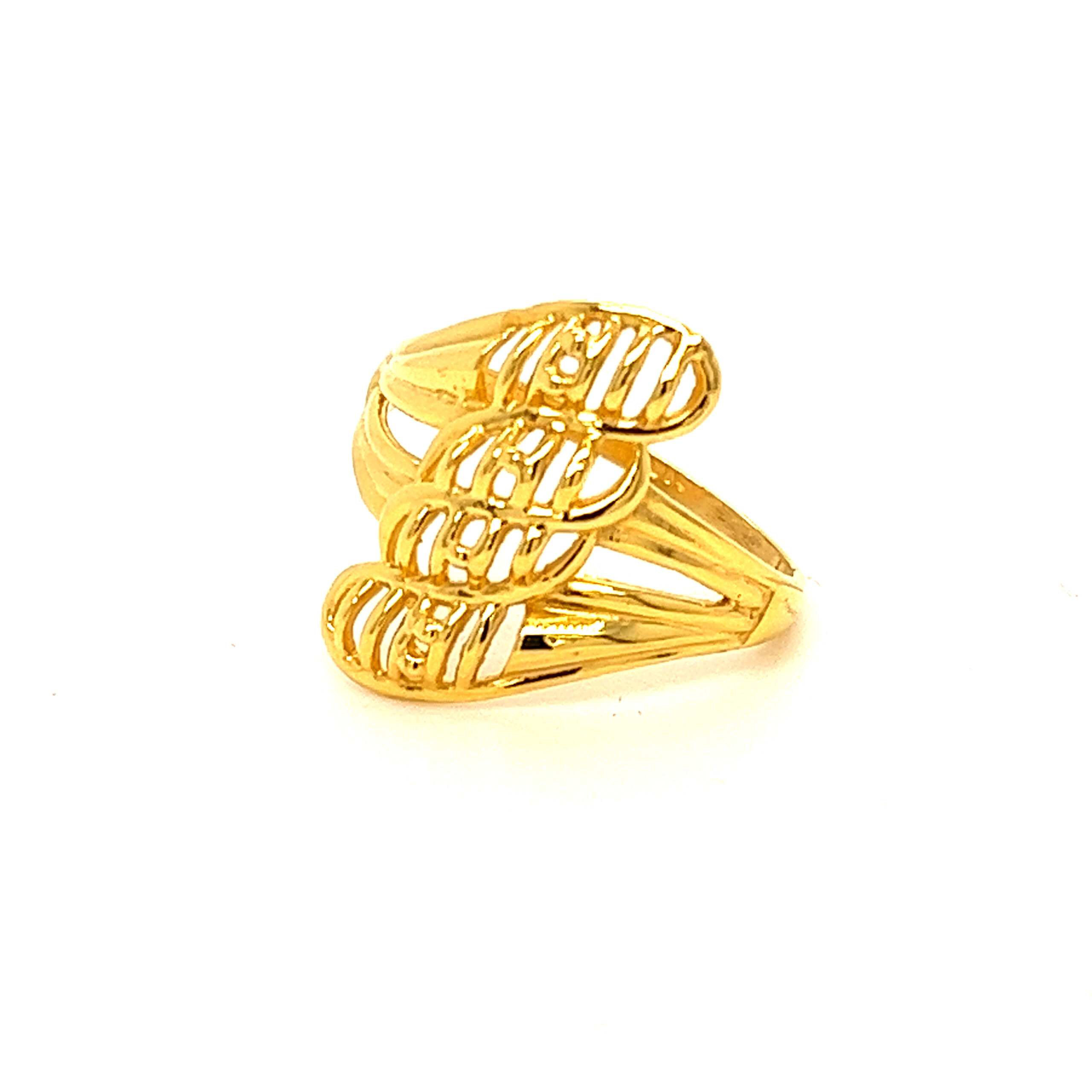 22k Gold Plain Plexus Play Ring - Image 2