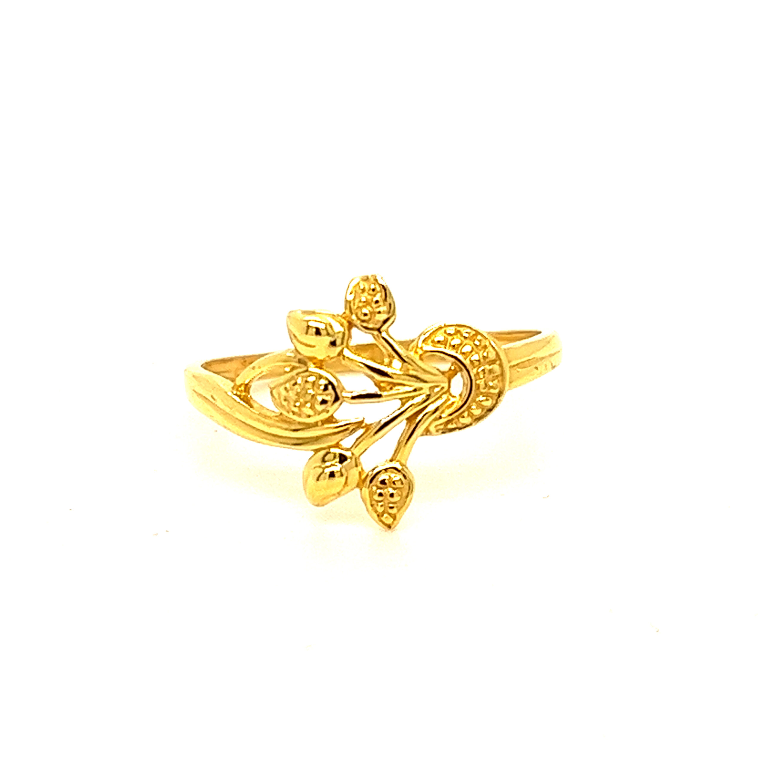 22k Gold Plain Stylish Ring - Image 3