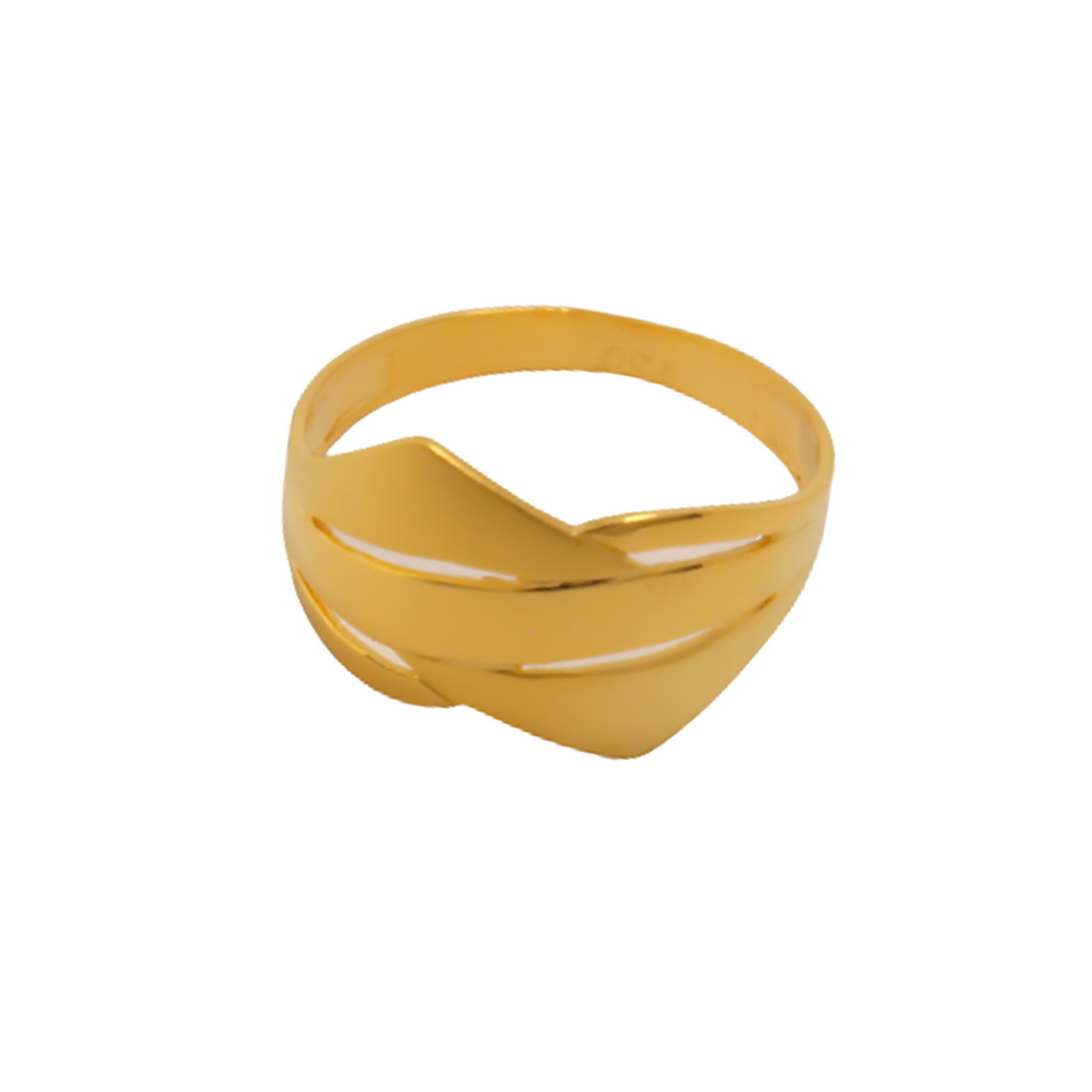22k Gold Plain Elegant Ring - Image 3