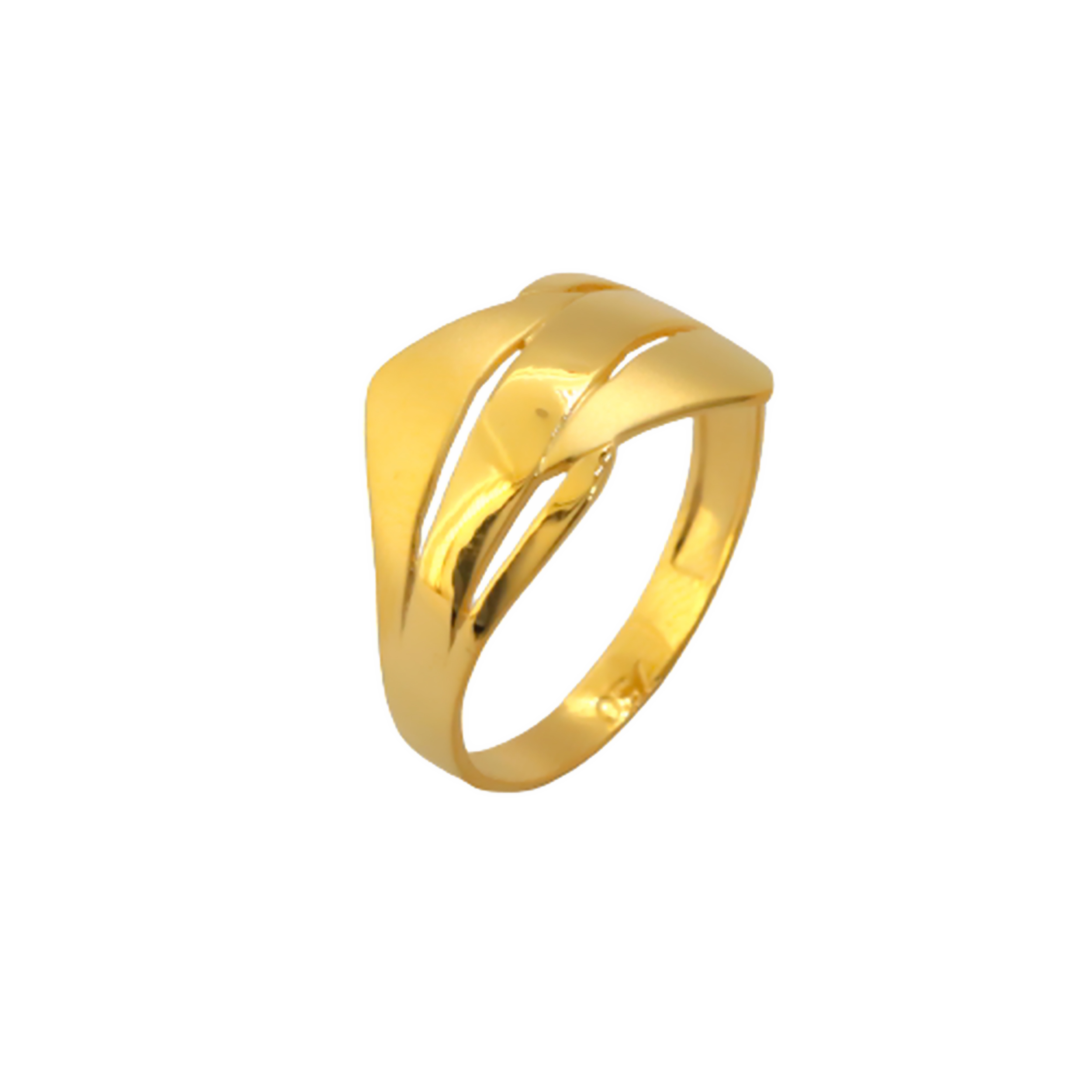 22k Gold Plain Elegant Ring - Image 2