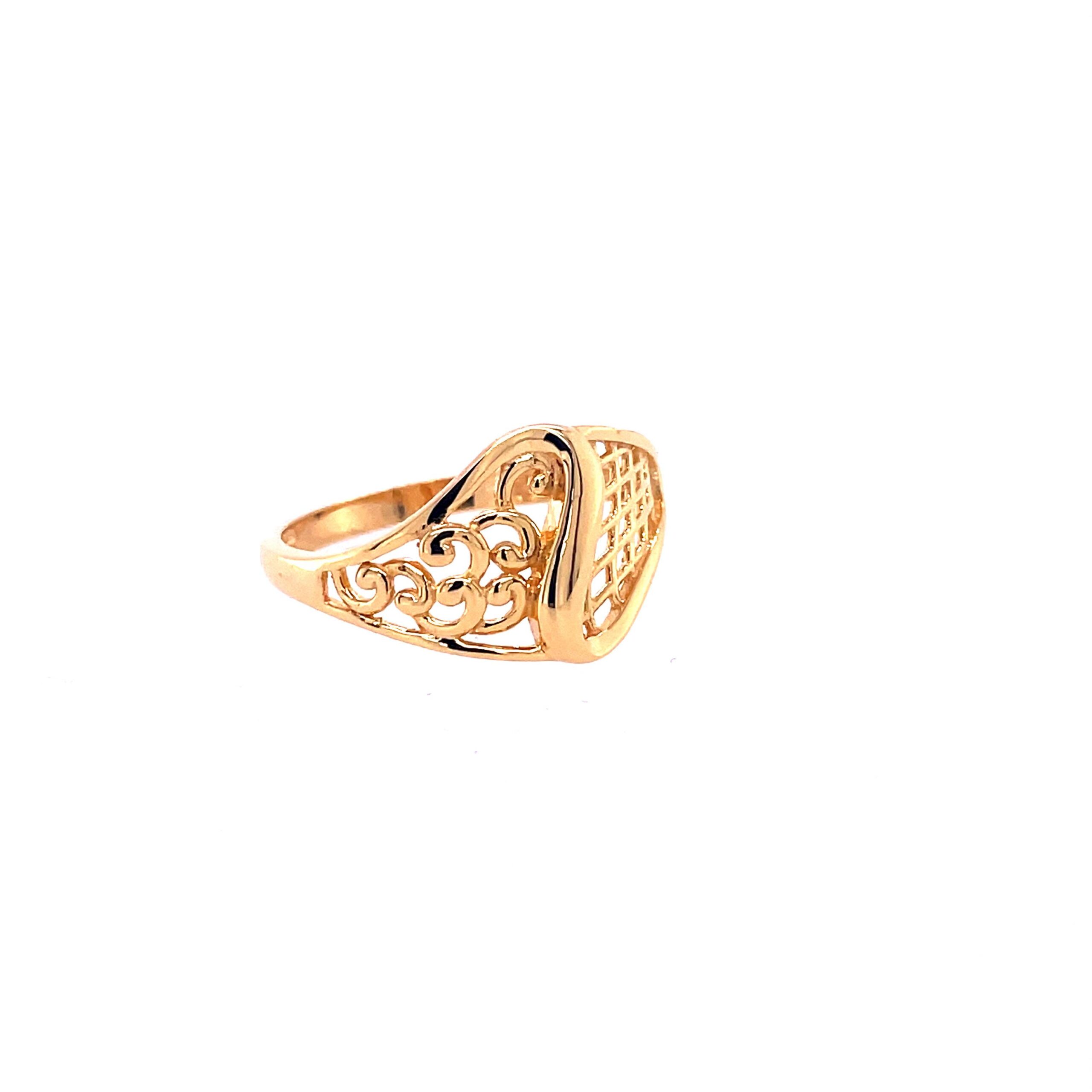 22k Gold Plain Summer Dream Ring