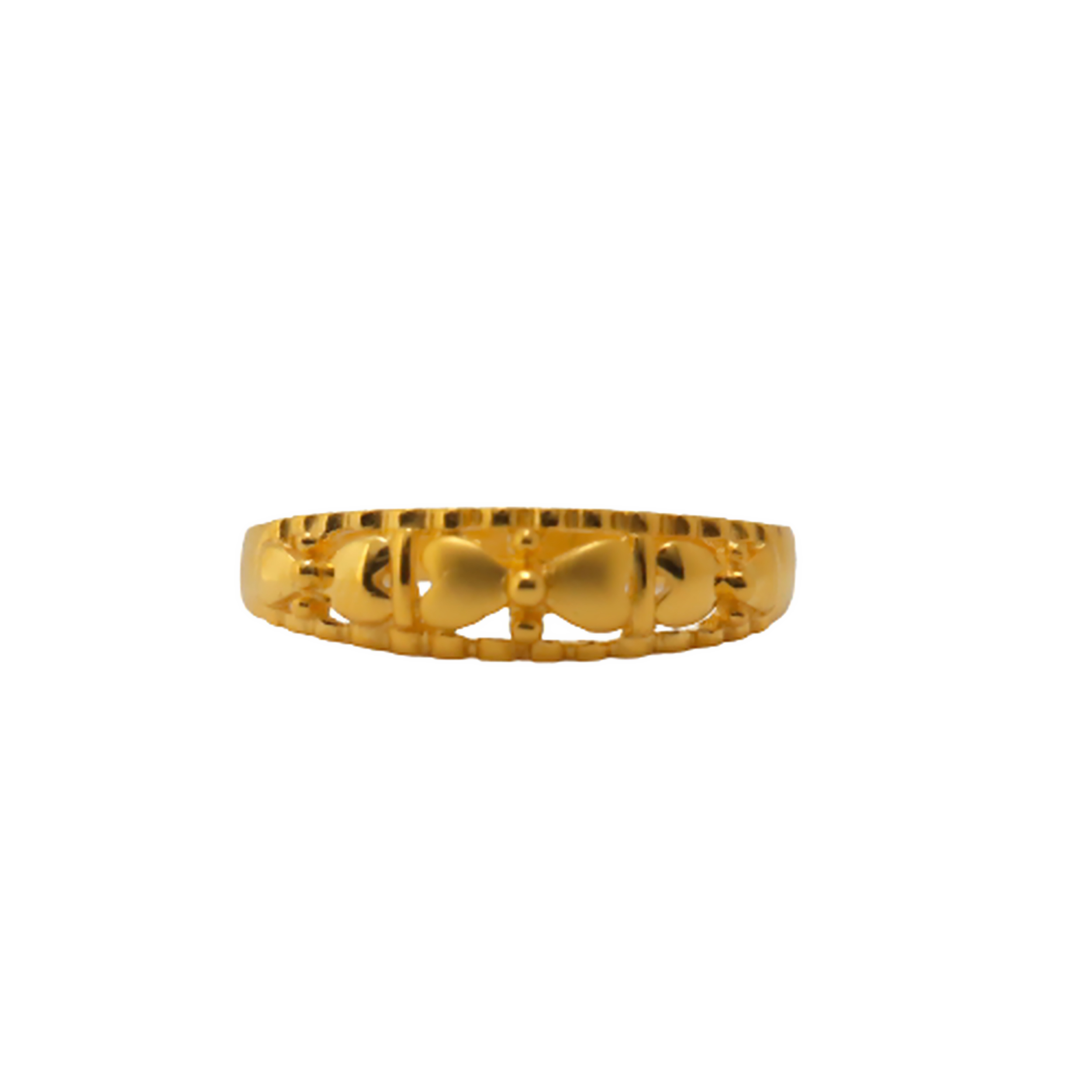 22k Gold Plain Ellectric Ring - Image 2