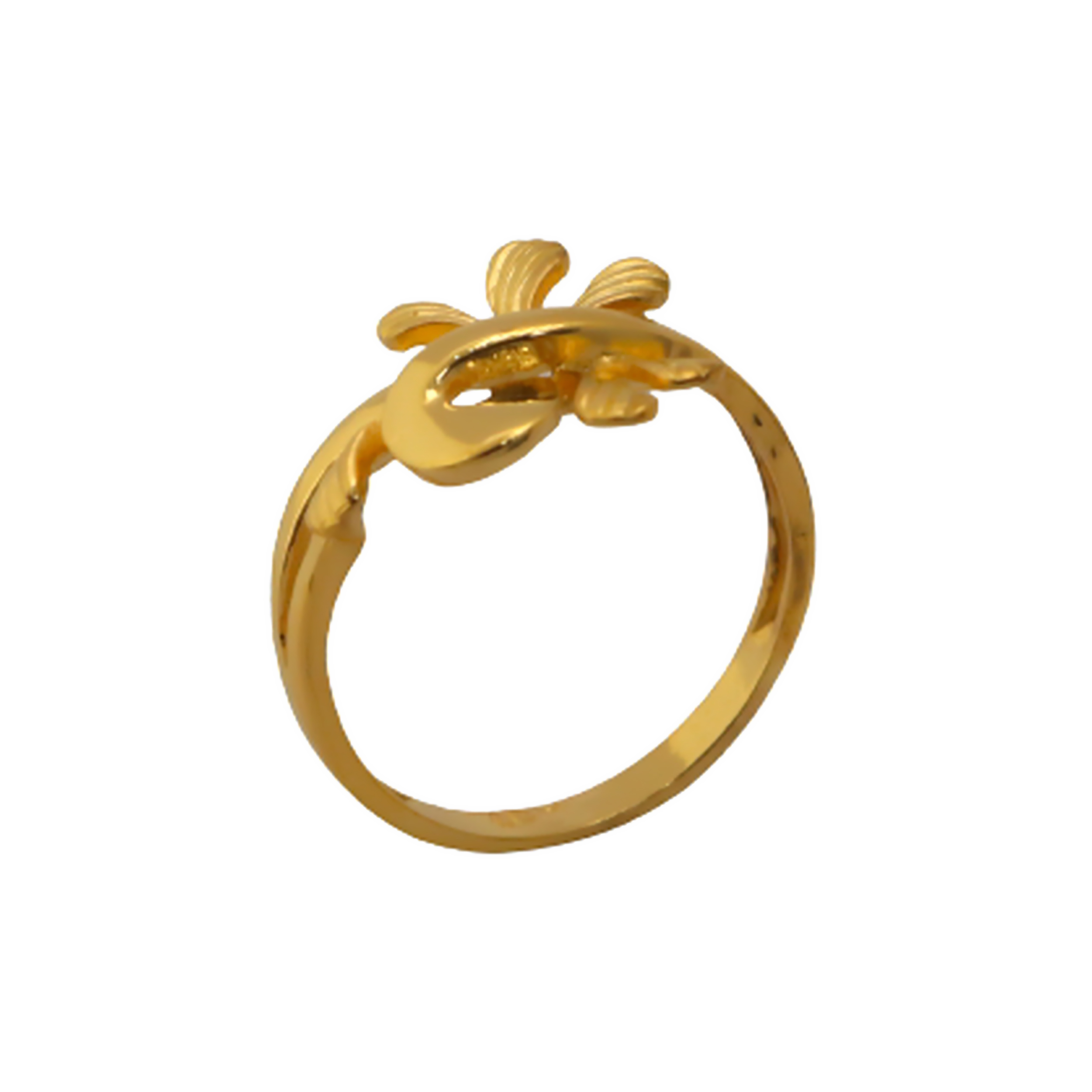 22k Gold Plain Eternal Sunshine Ring