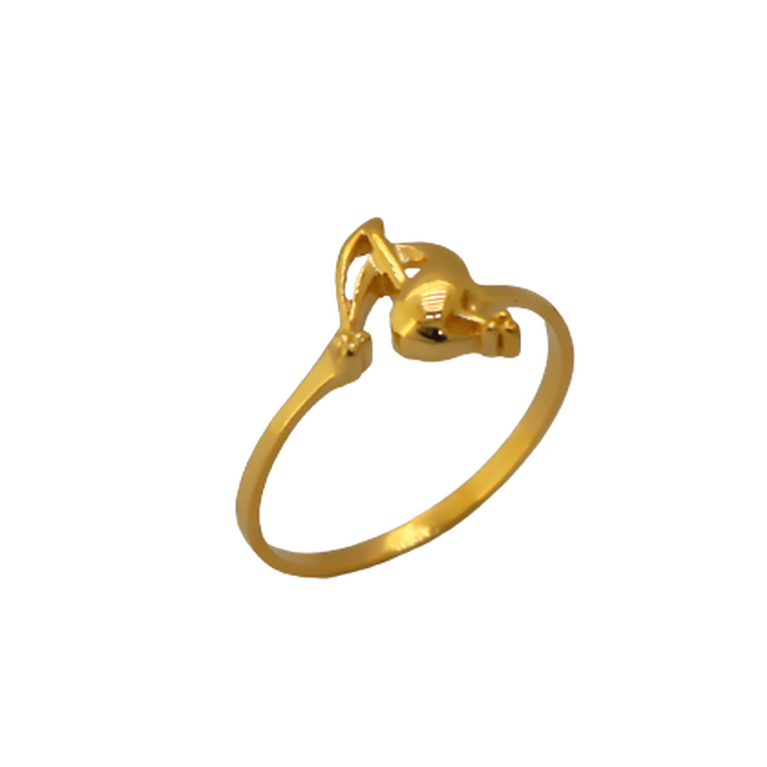 22k Gold Plain Classic Ring