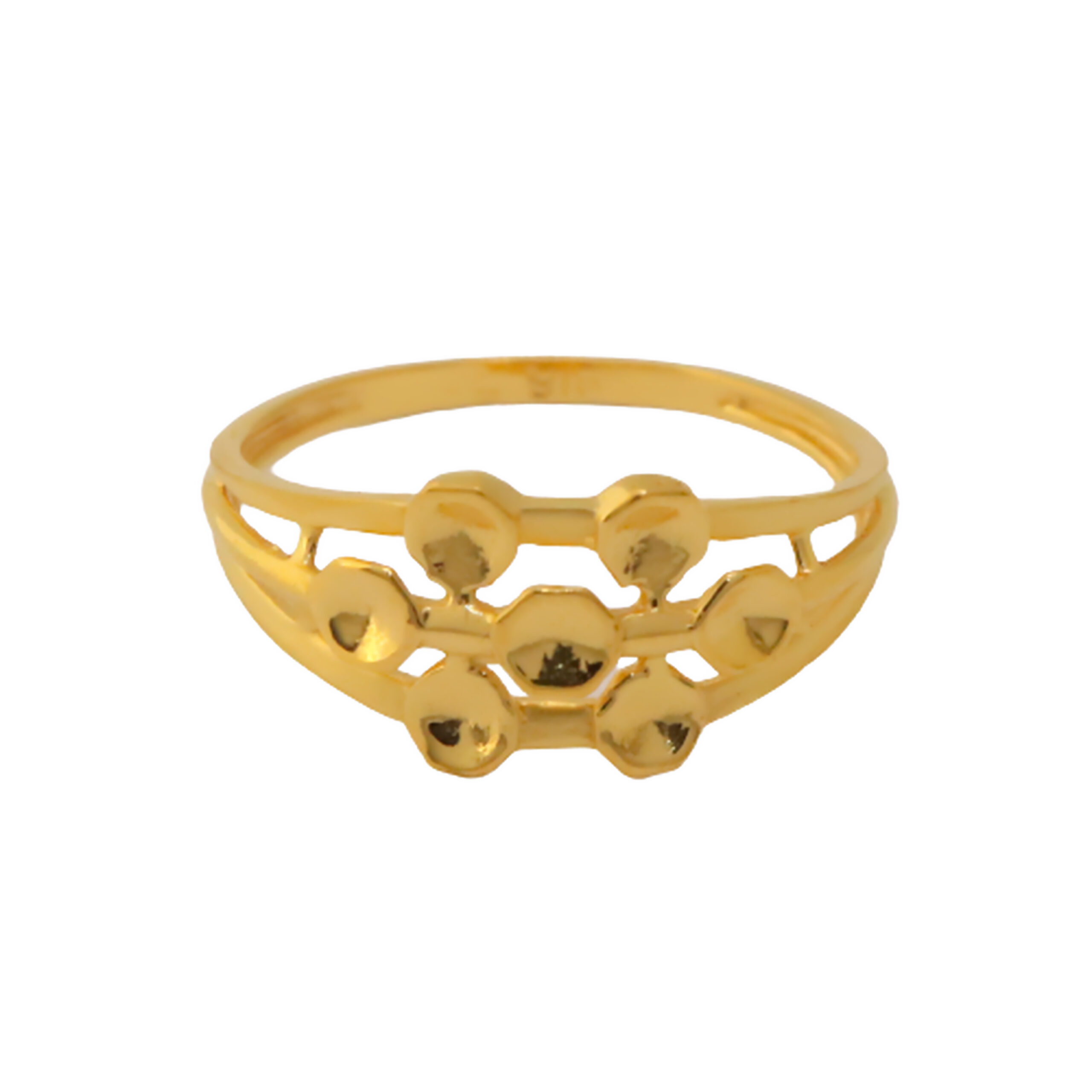 22k Gold Plain Elegant Ring - Image 2