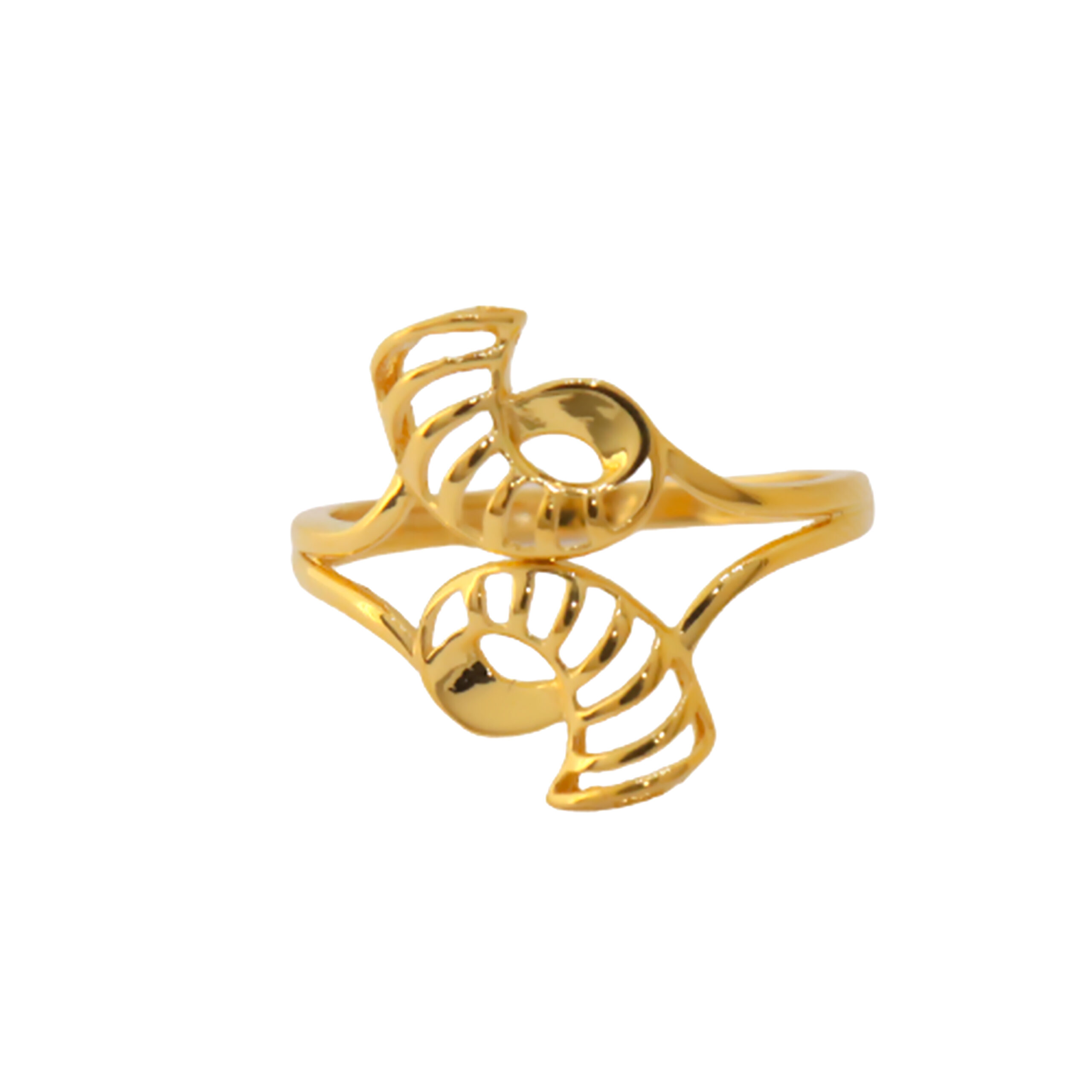 22k Gold Plain Bella Ring - Image 2