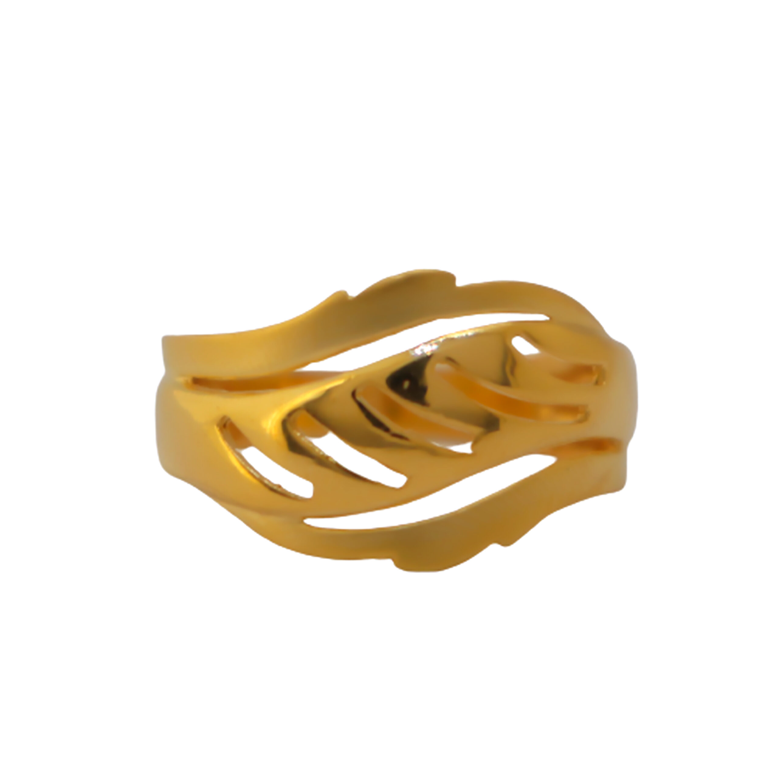 22k Gold Plain Royal Ring - Image 4