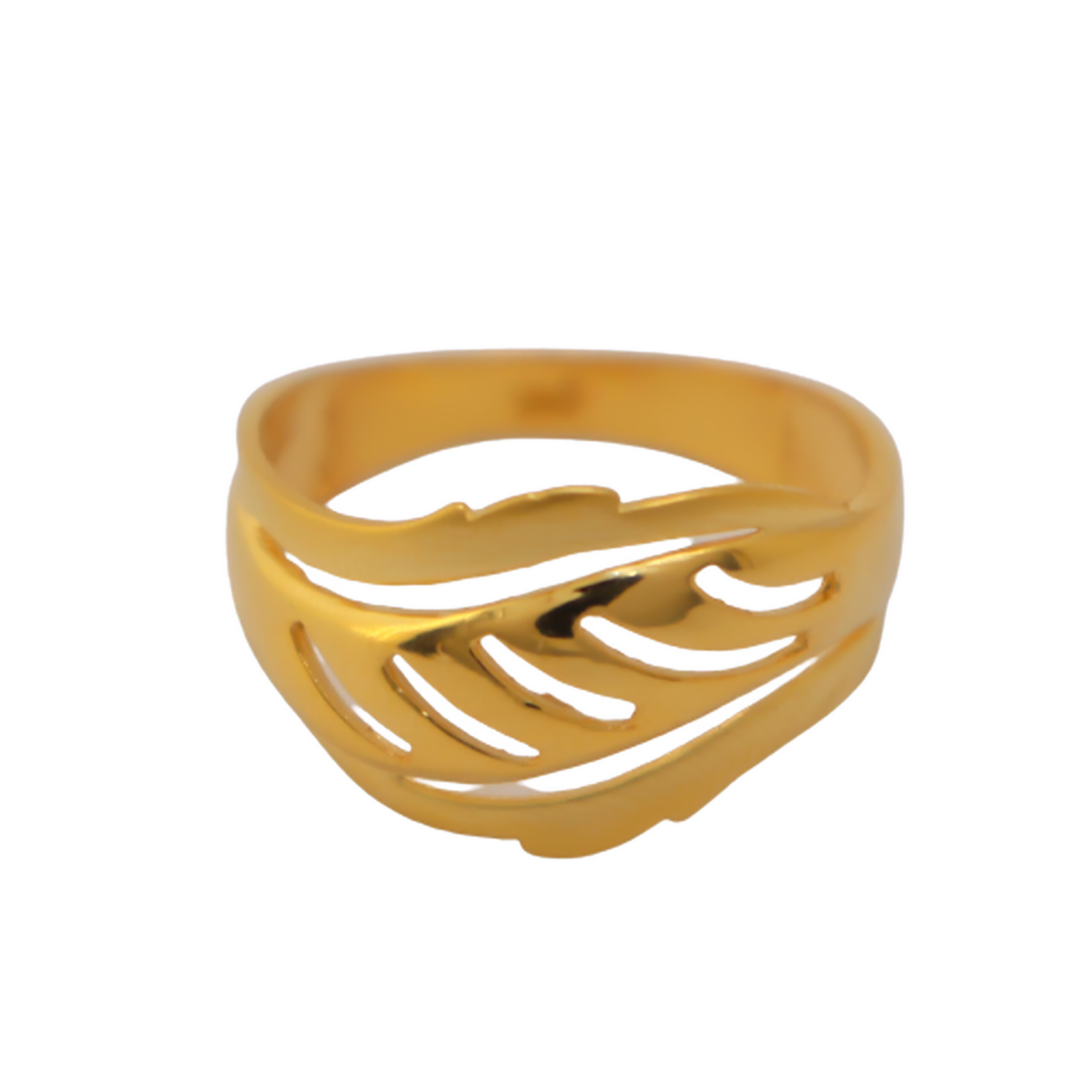 22k Gold Plain Royal Ring - Image 2