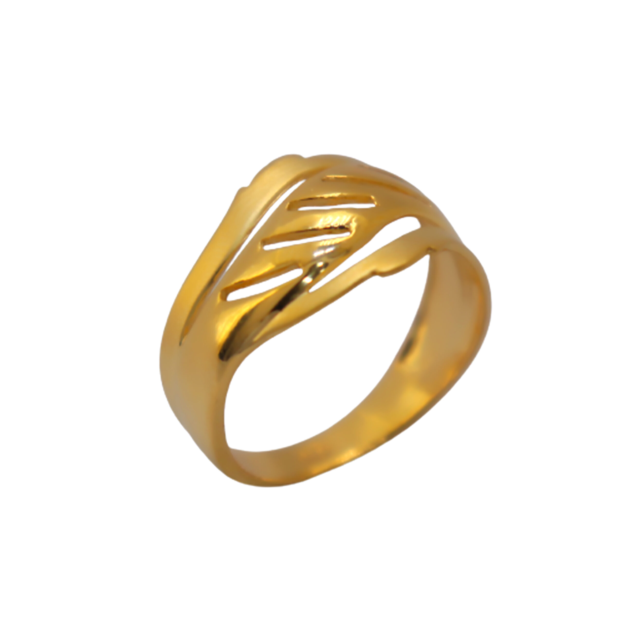 22k Gold Plain Royal Ring